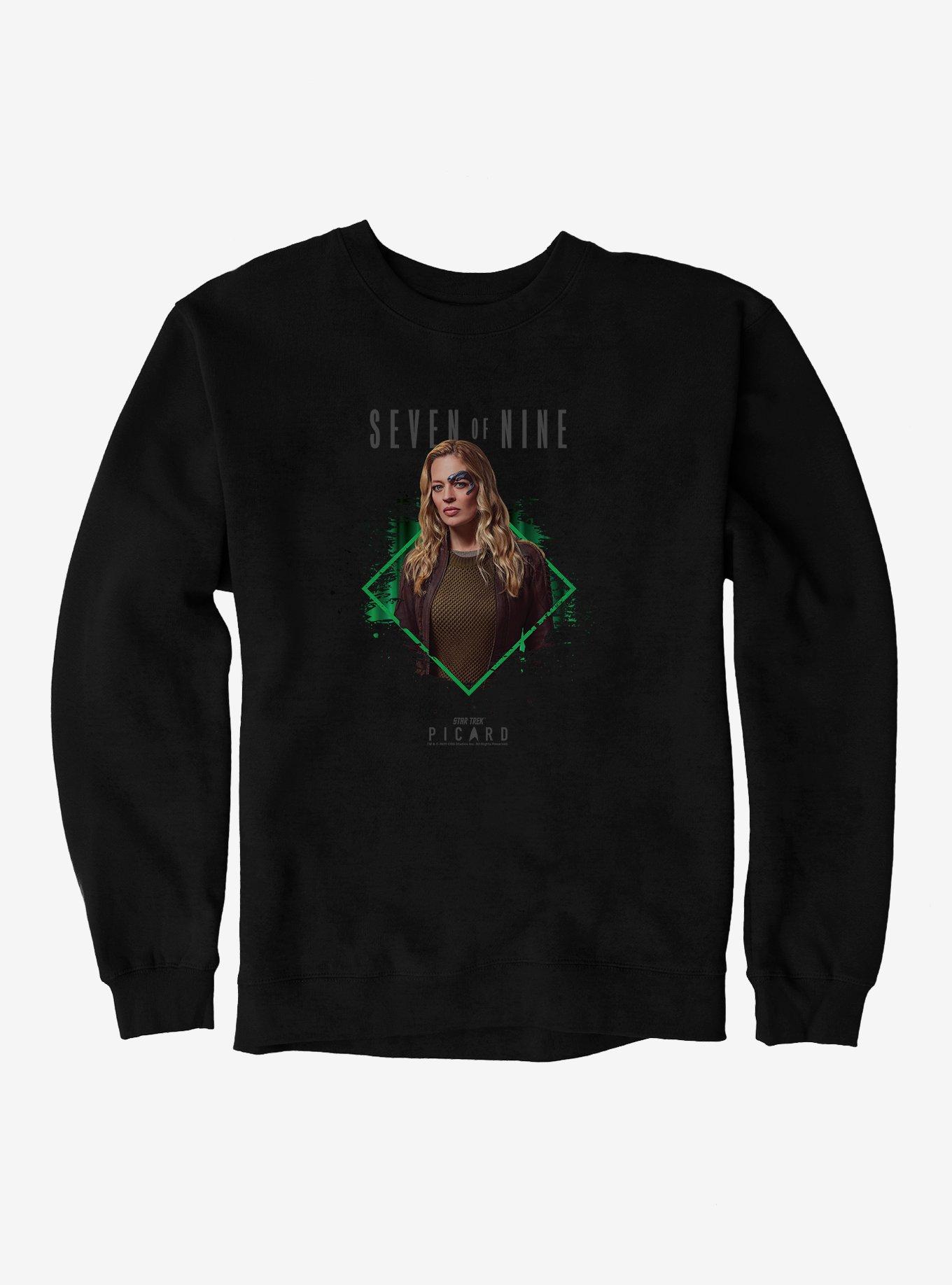 Star Trek: Picard Seven Of Nine Portrait Sweatshirt, BLACK, hi-res