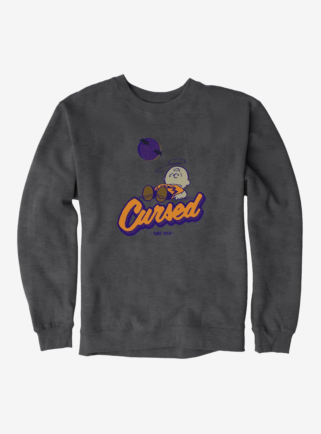 Peanuts Cursed Since 1950 Charlie Brown Sweatshirt, , hi-res