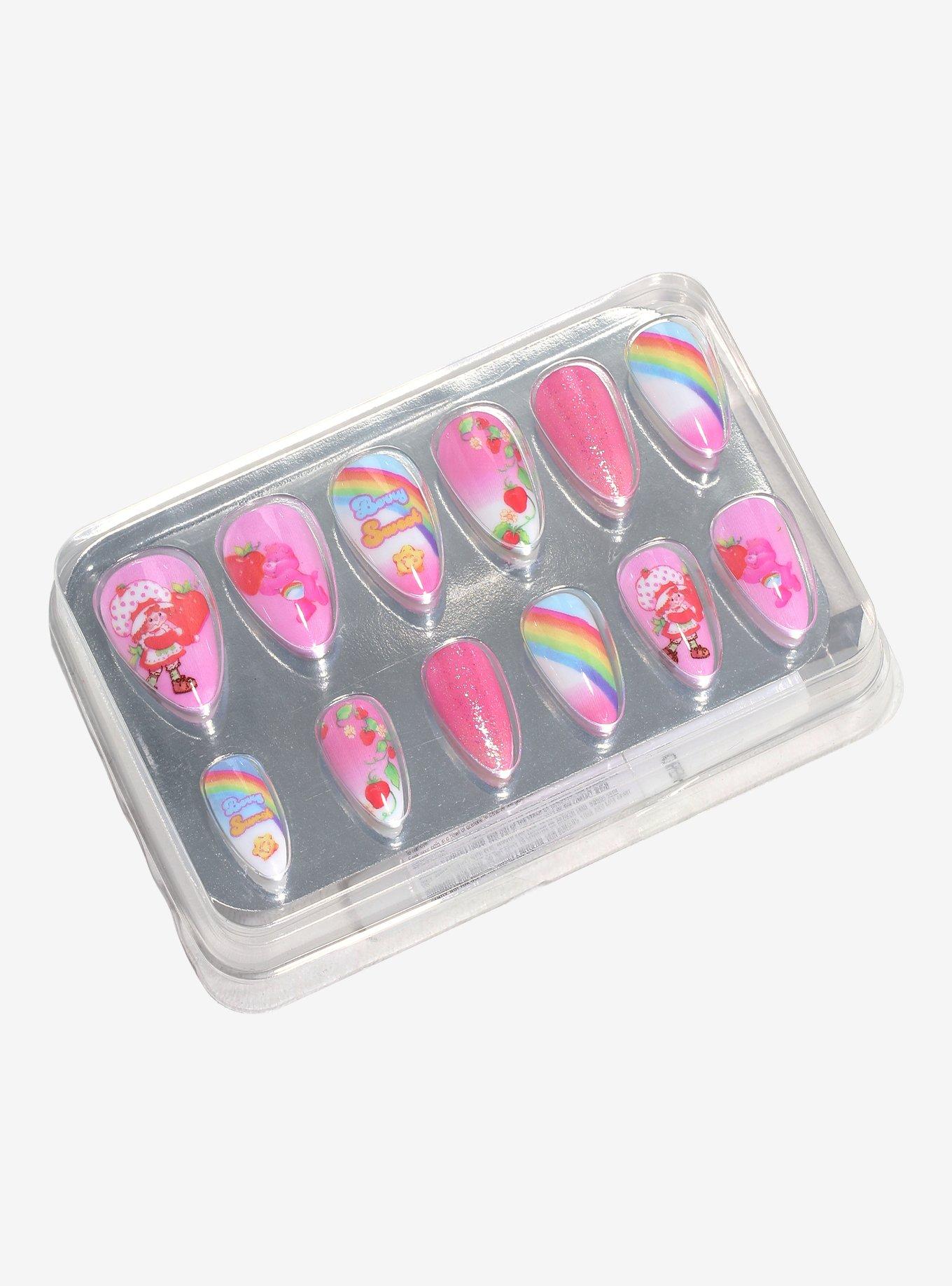 Strawberry Shortcake X Care Bears Berry Besties Press-On Nail Set, , hi-res