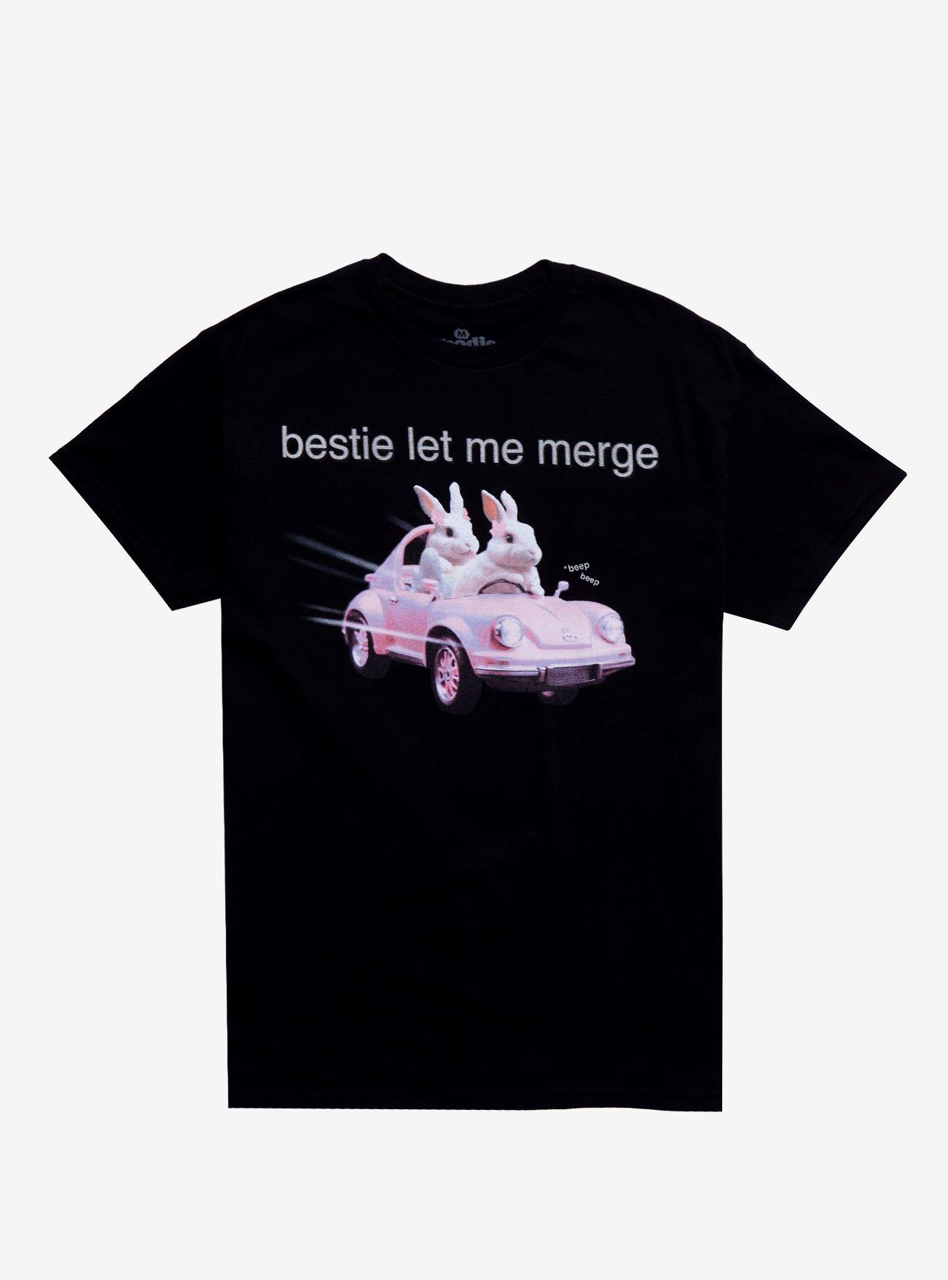 Bestie Let Me Merge T-Shirt By Goodie Two Sleeves, , hi-res
