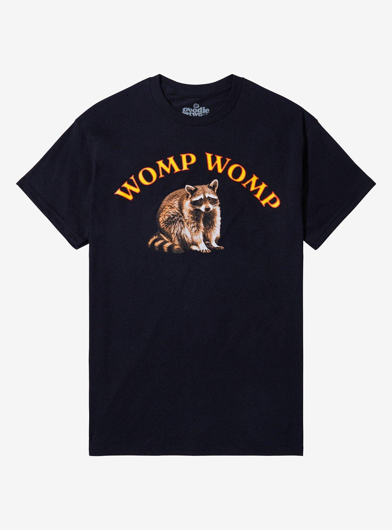 Womp Womp Raccoon T-Shirt By Goodie Two Sleeves, BLACK, hi-res