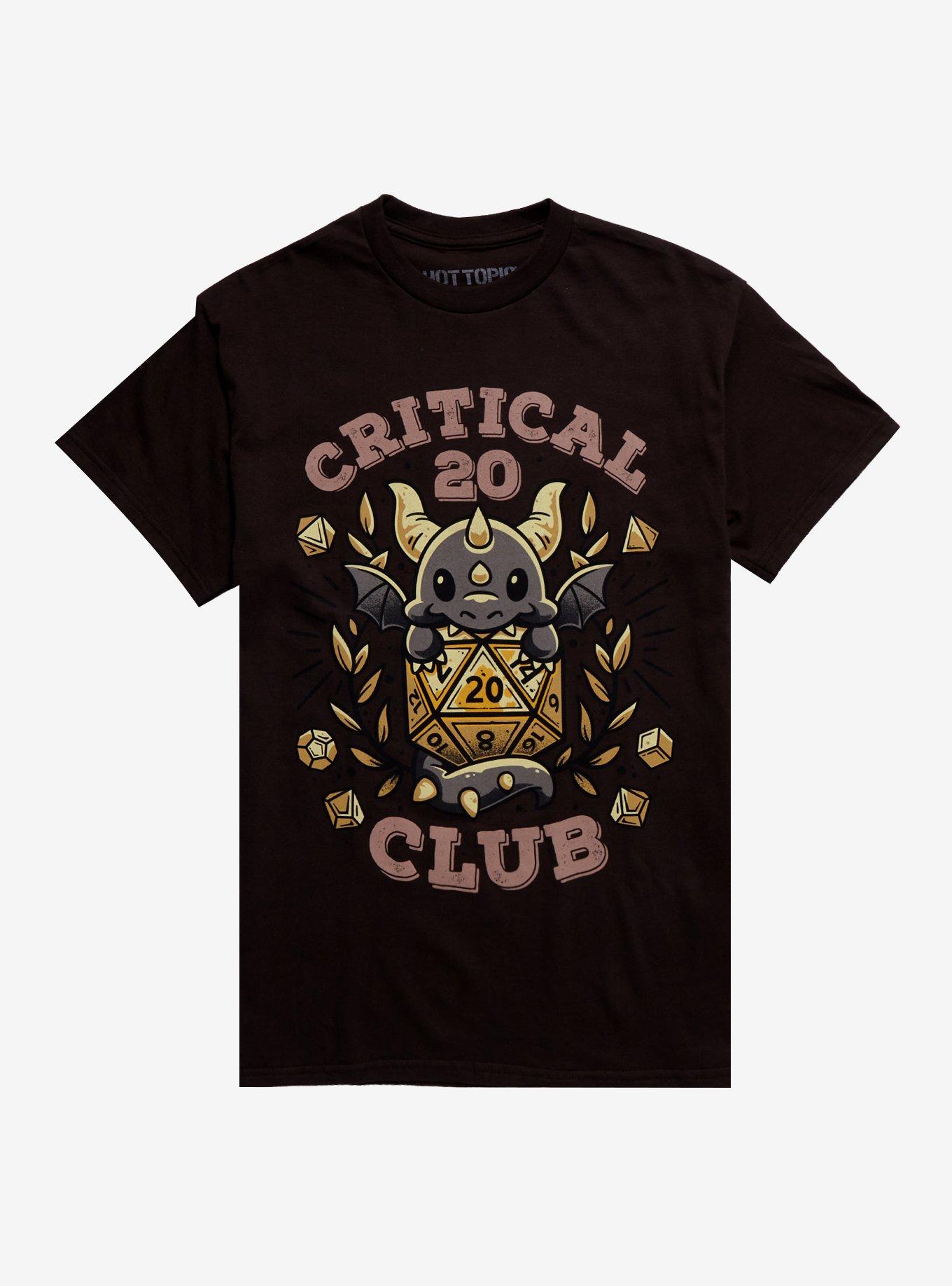 Critical 20 Dragon T-Shirt By Snouleaf, , hi-res