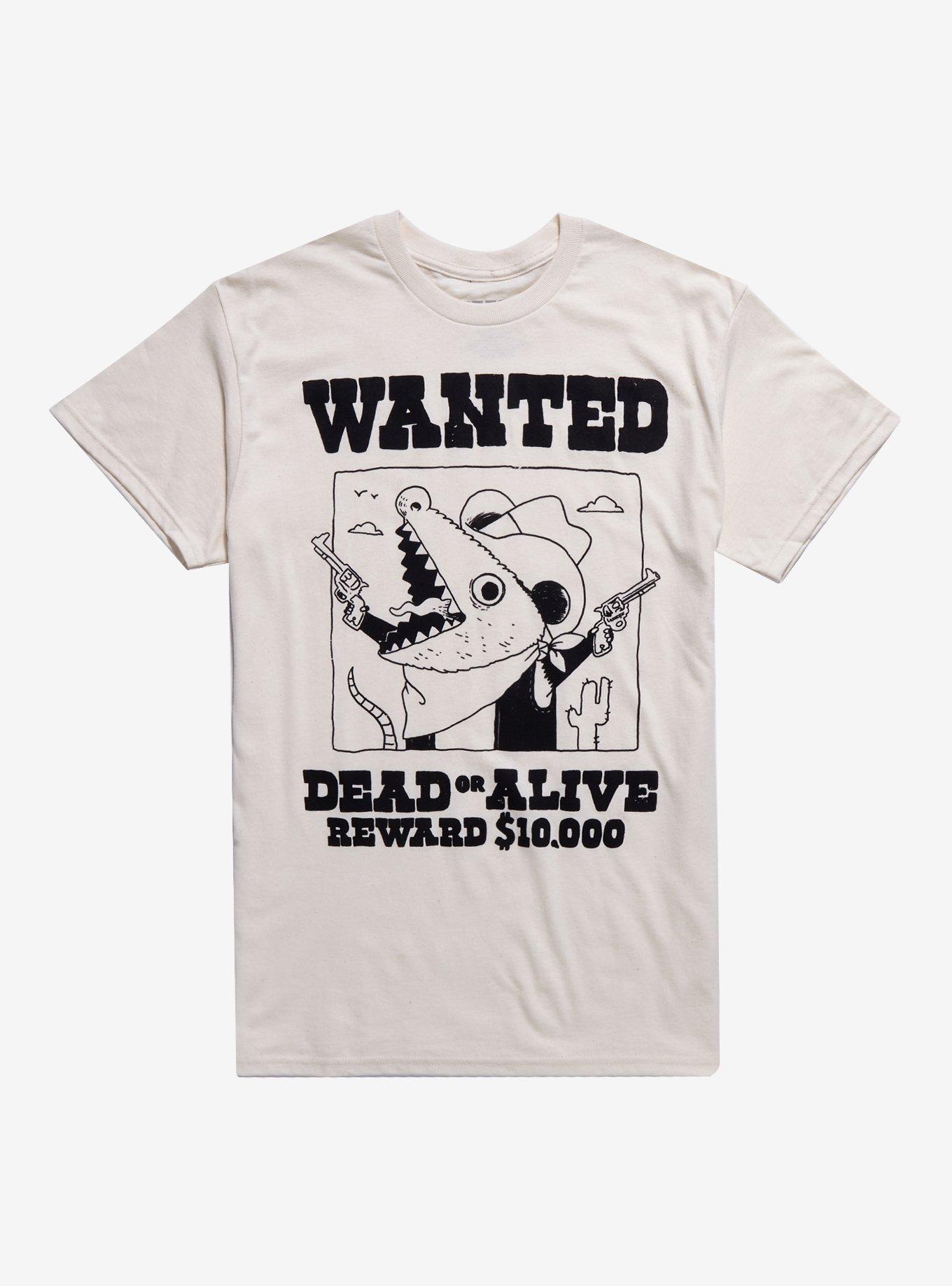 Wanted Possum Cowboy T-Shirt By PPMID, , hi-res