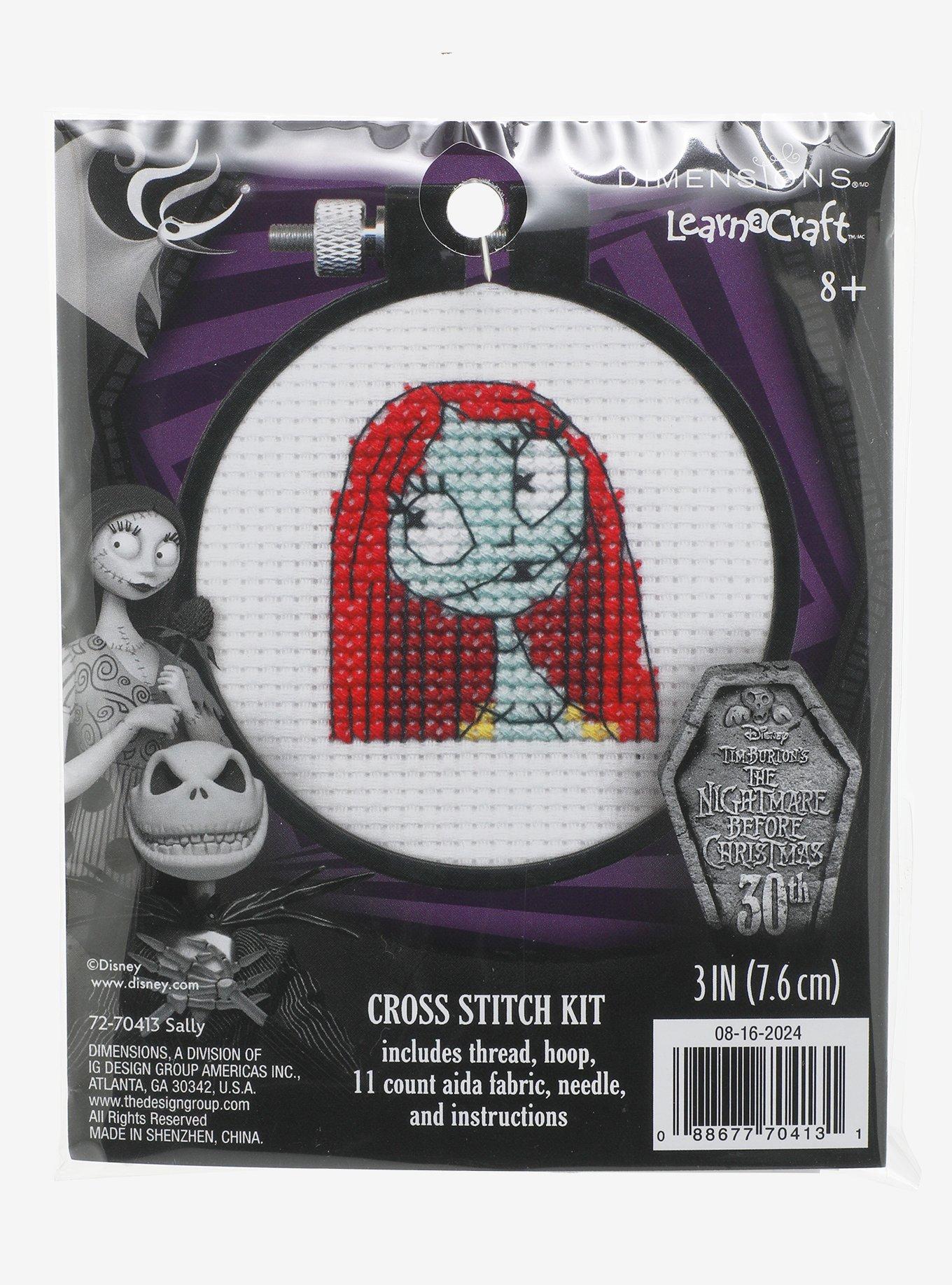 The Nightmare Before Christmas Sally Cross Stitch Kit, , hi-res