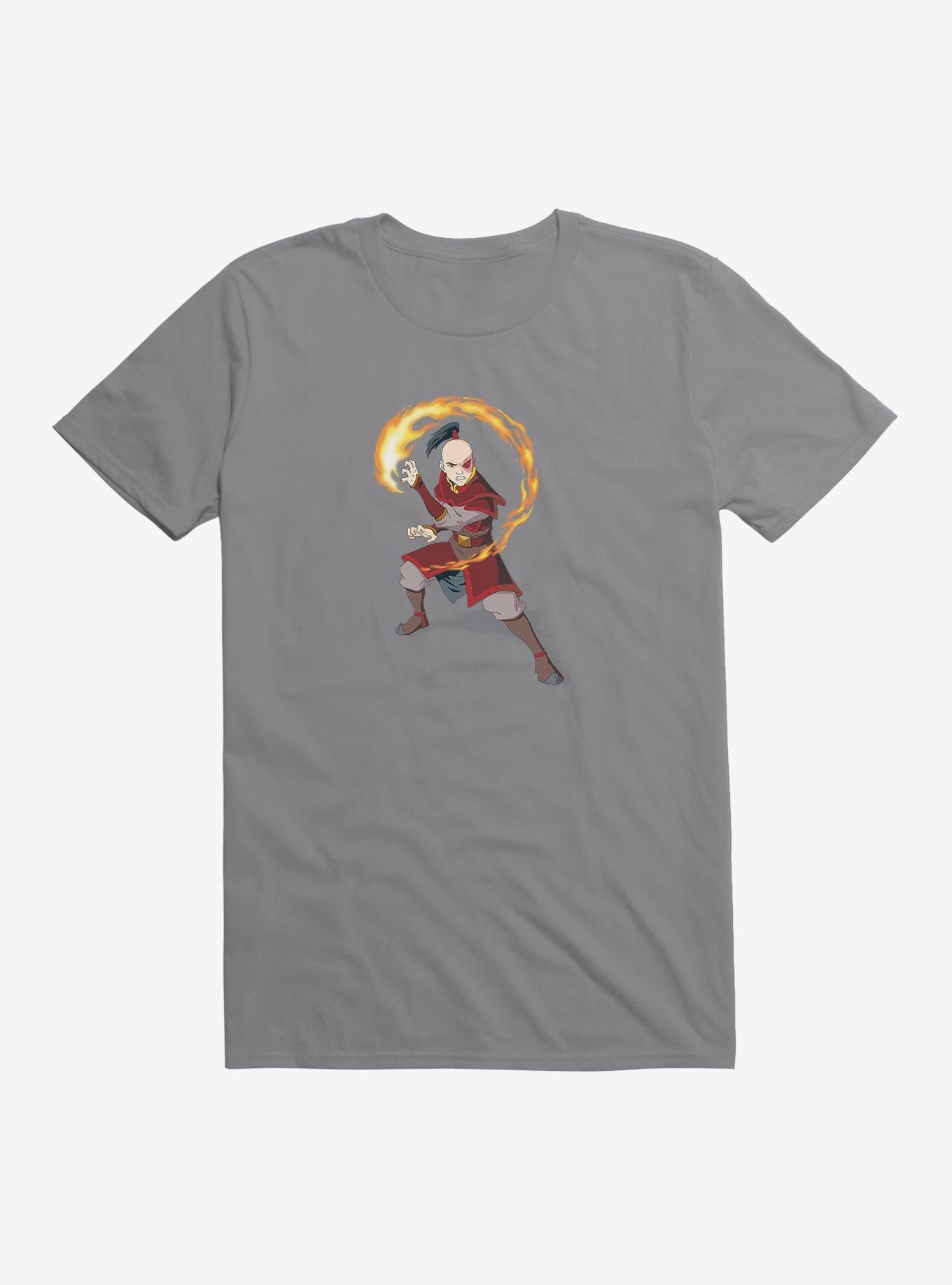 Avatar: The Last Airbender Zuko Firebending T-Shirt, STORM GREY, hi-res