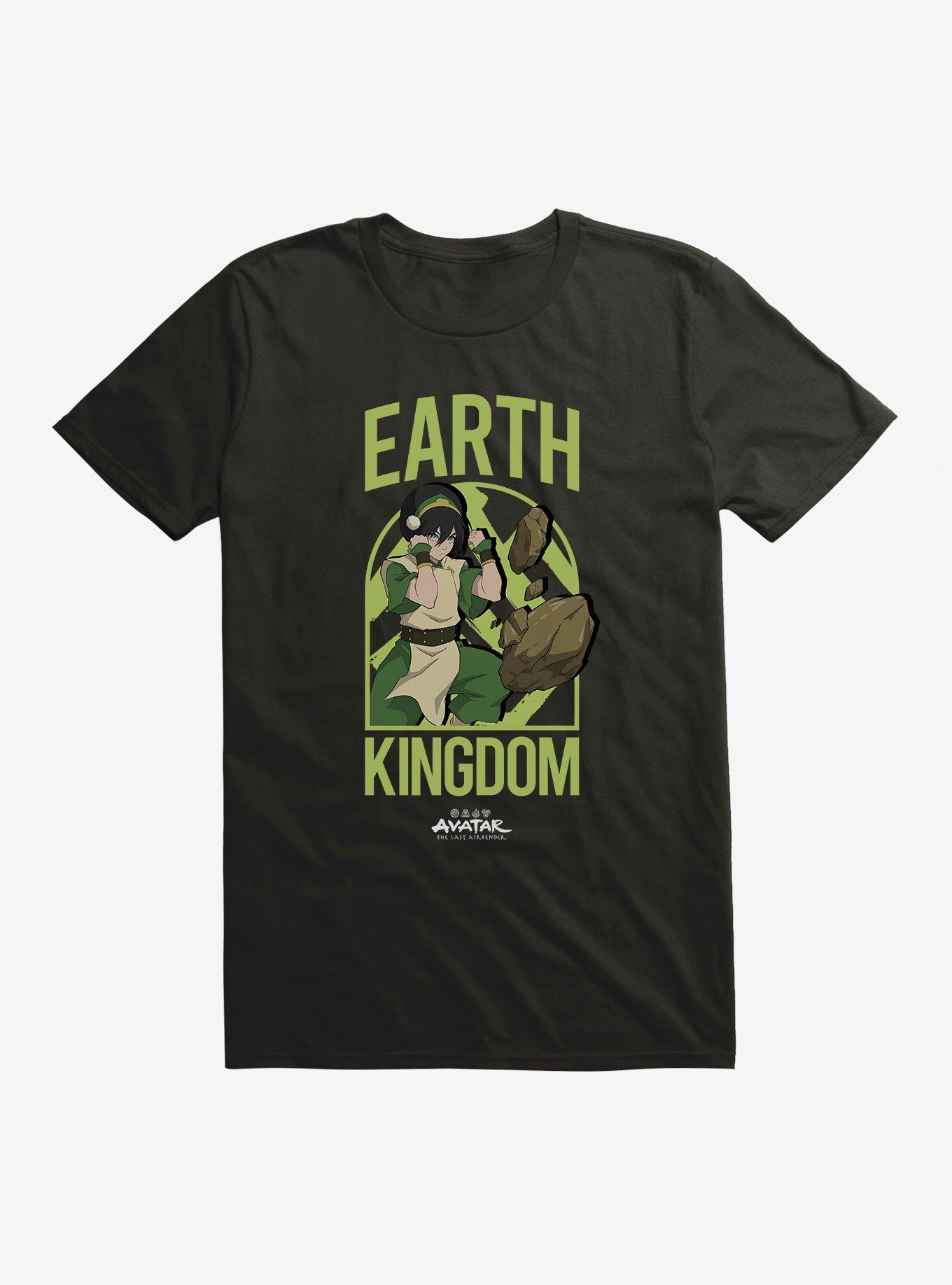 Avatar: The Last Airbender Earth Kingdom T-Shirt, BLACK, hi-res