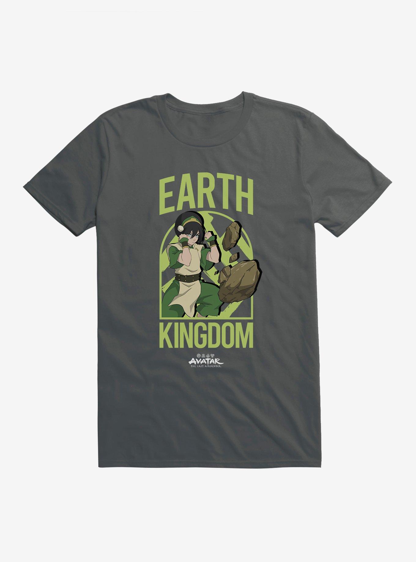 Avatar: The Last Airbender Earth Kingdom T-Shirt, CHARCOAL, hi-res