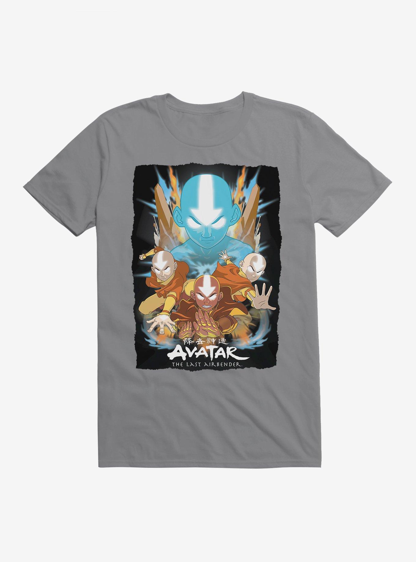 Avatar: The Last Airbender Aang Master Of All Elements T-Shirt, , hi-res