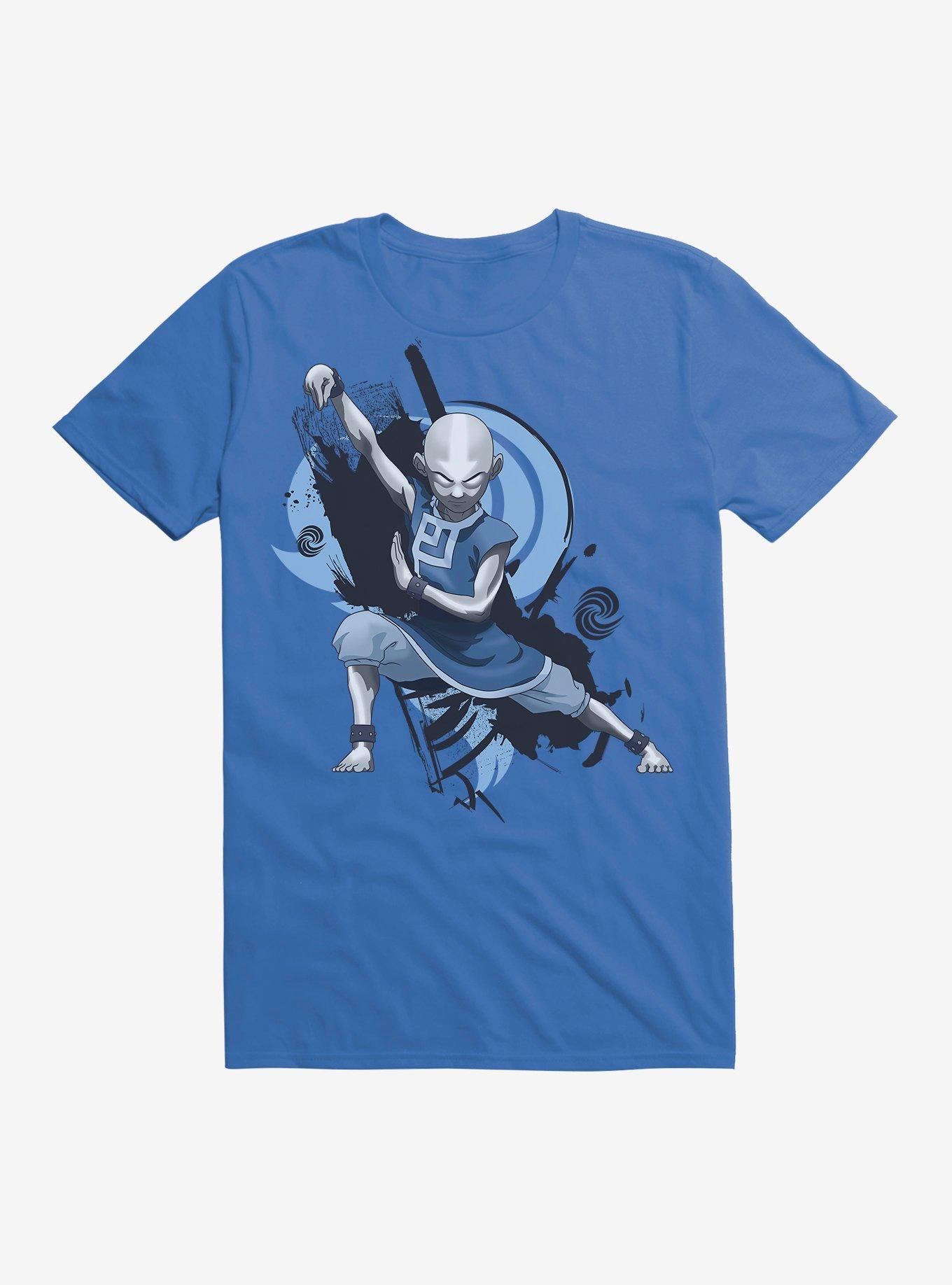 Avatar: The Last Airbender Avatar State Pose T-Shirt, ROYAL, hi-res