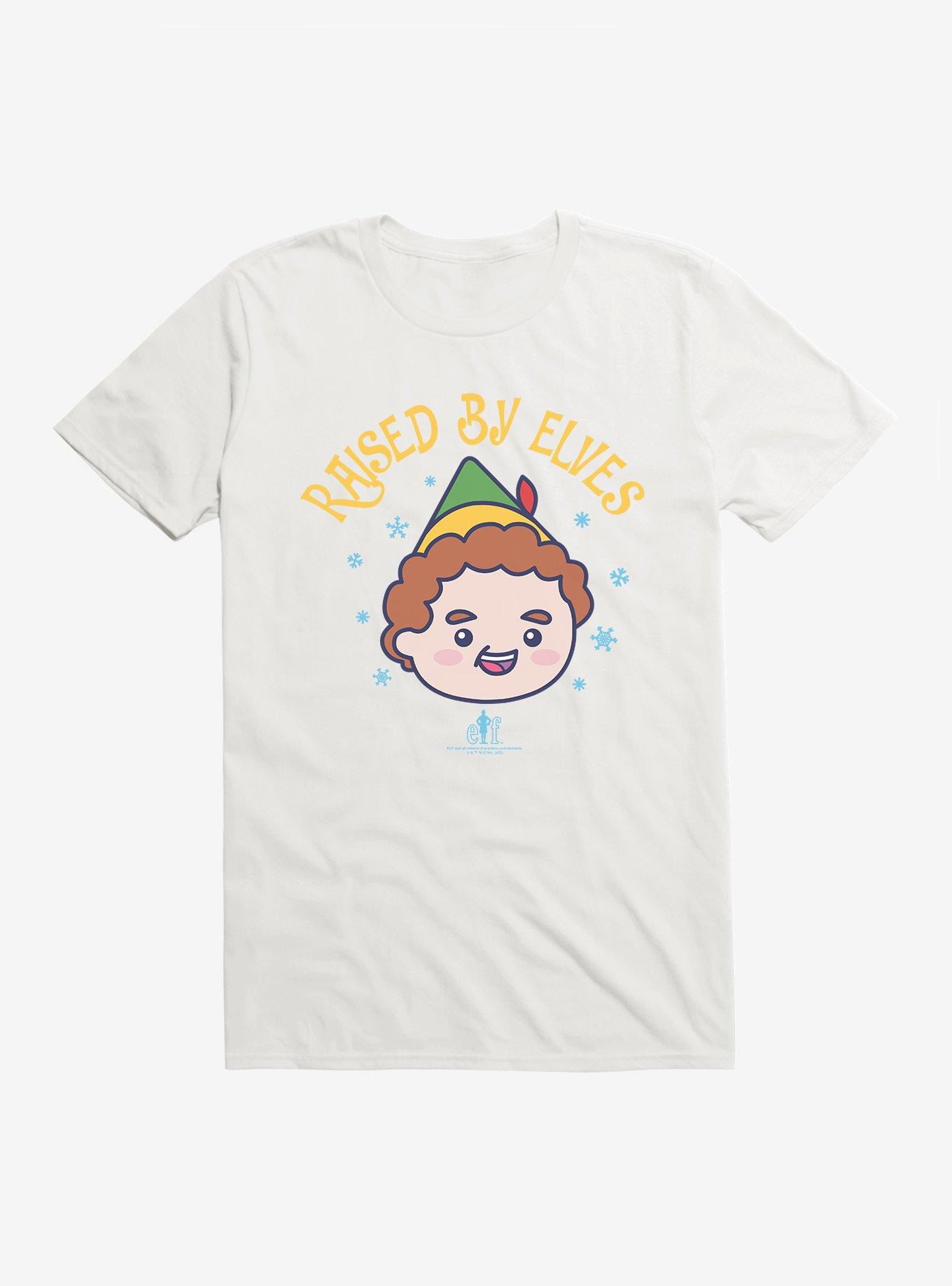 Elf Raised By Elves T-Shirt, WHITE, hi-res