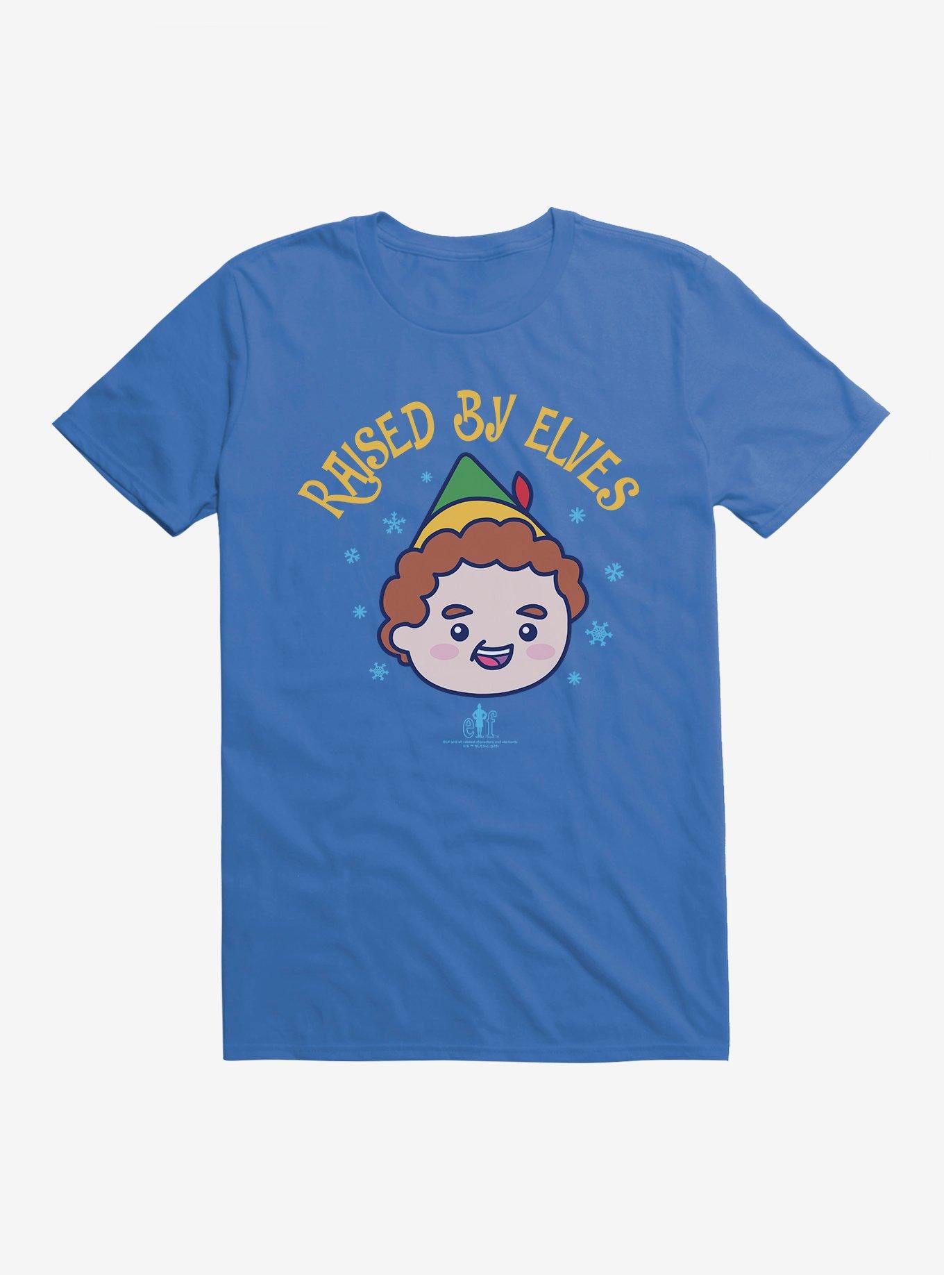 Elf Raised By Elves T-Shirt, ROYAL, hi-res