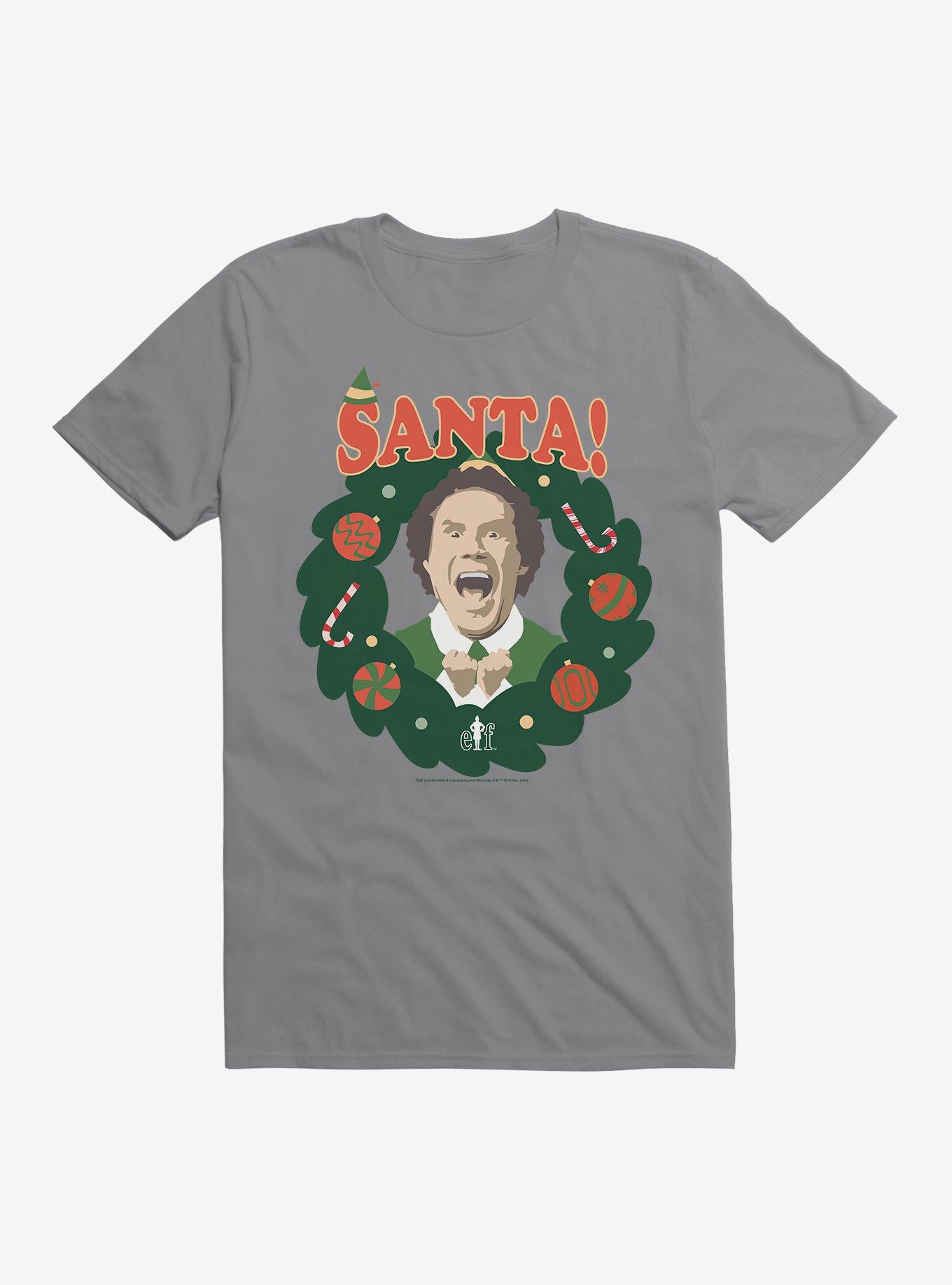 Elf Santa Buddy Wreathe T-Shirt, , hi-res