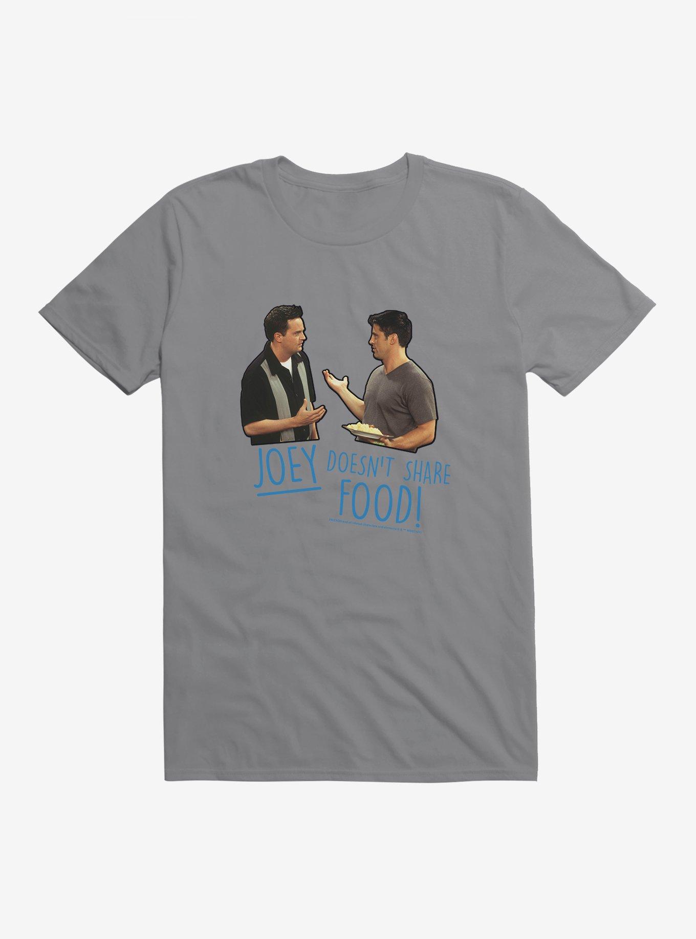Friends Joey Doesn't Share Food T-Shirt, STORM GREY, hi-res