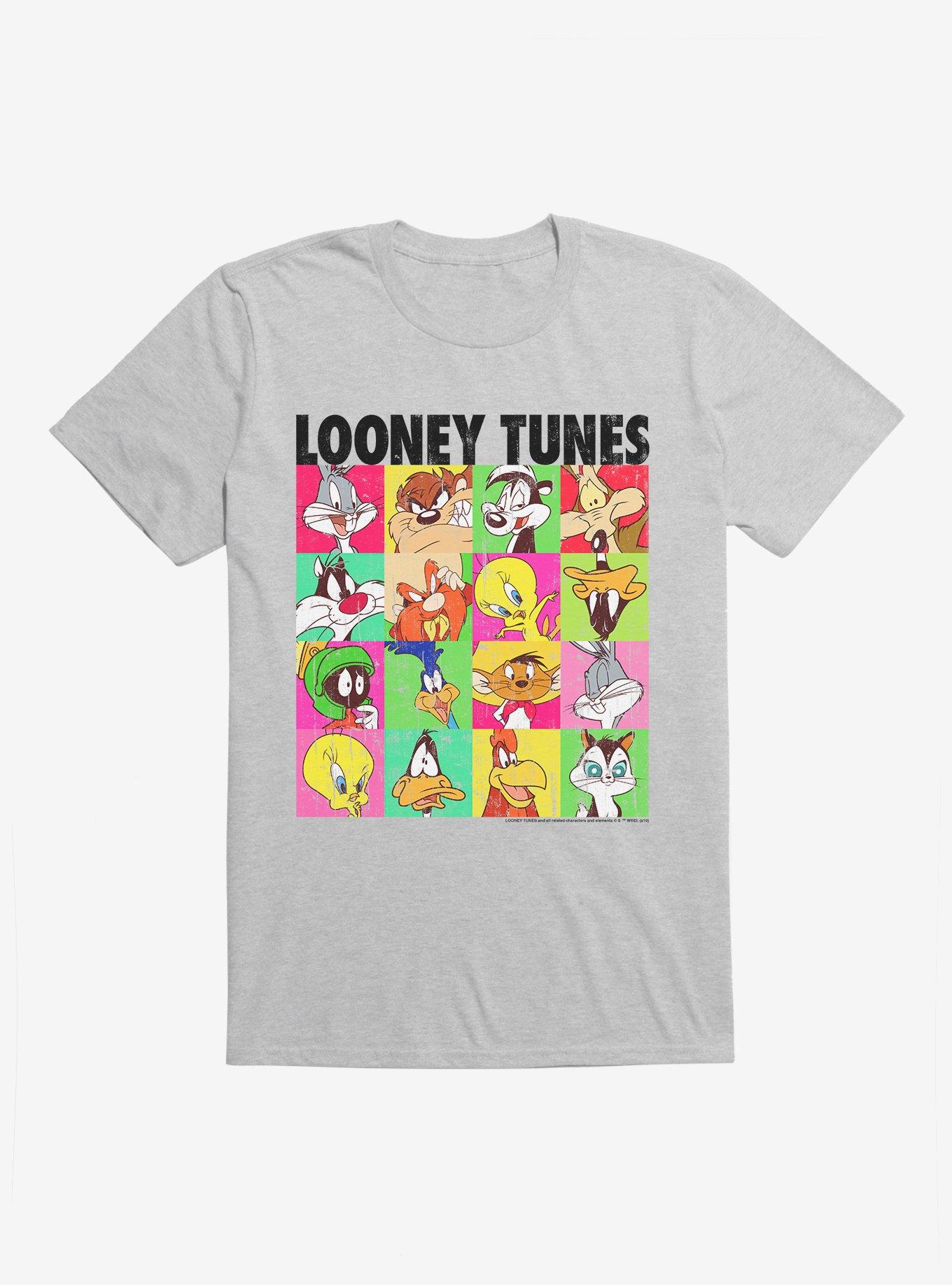 Looney Tunes The Whole Gang T-Shirt, HEATHER GREY, hi-res