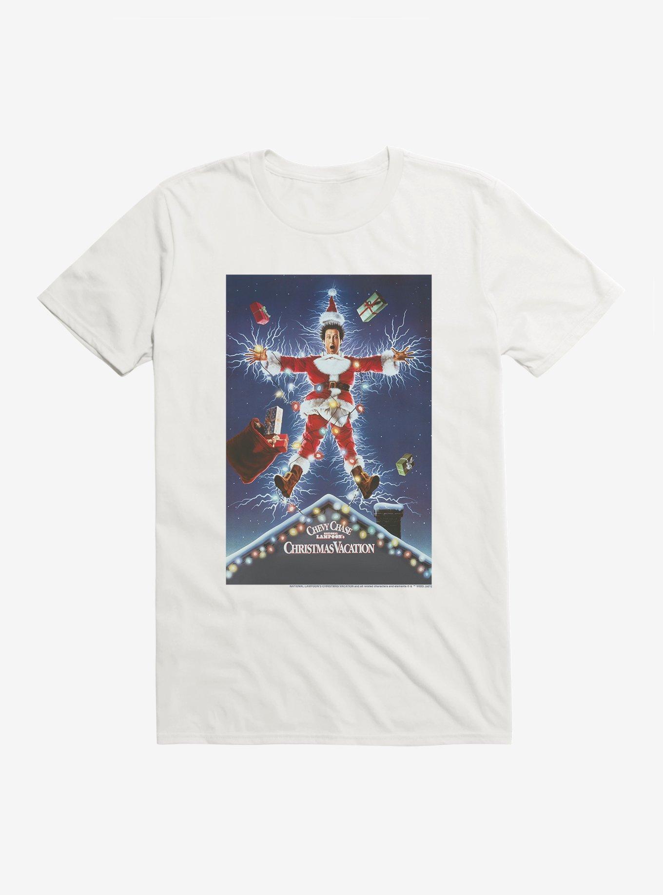 National Lampoon's Christmas Vacation Classic Poster T-Shirt, WHITE, hi-res
