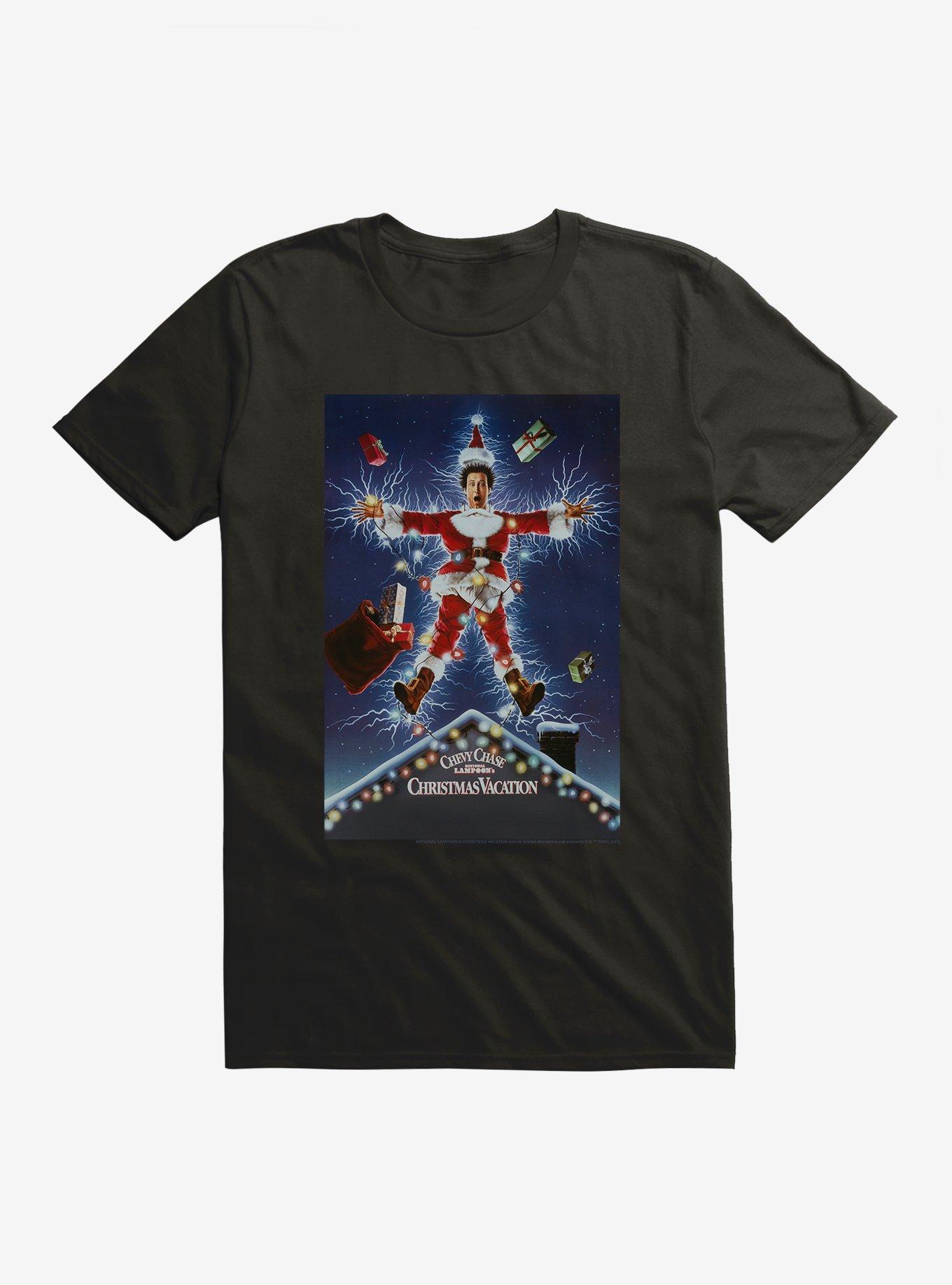 National Lampoon's Christmas Vacation Classic Poster T-Shirt, BLACK, hi-res