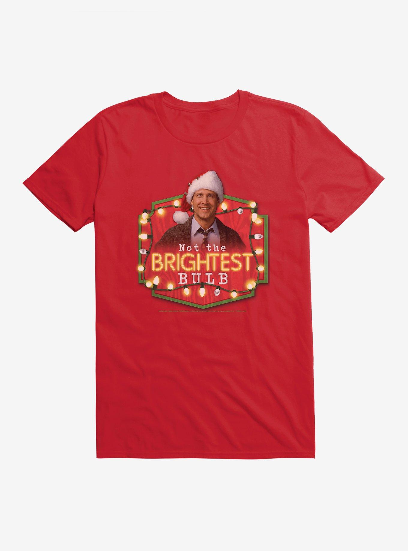 National Lampoon's Christmas Vacation Not The Brightest Bulb T-Shirt, RED, hi-res