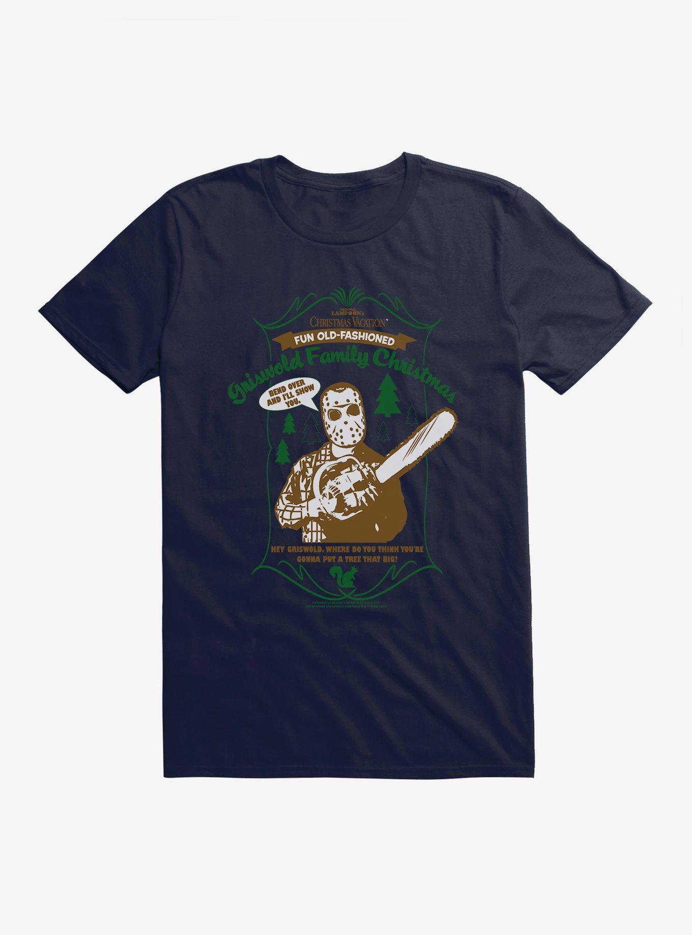 National Lampoon's Christmas Vacation Griswold Family Christmas T-Shirt, NAVY, hi-res