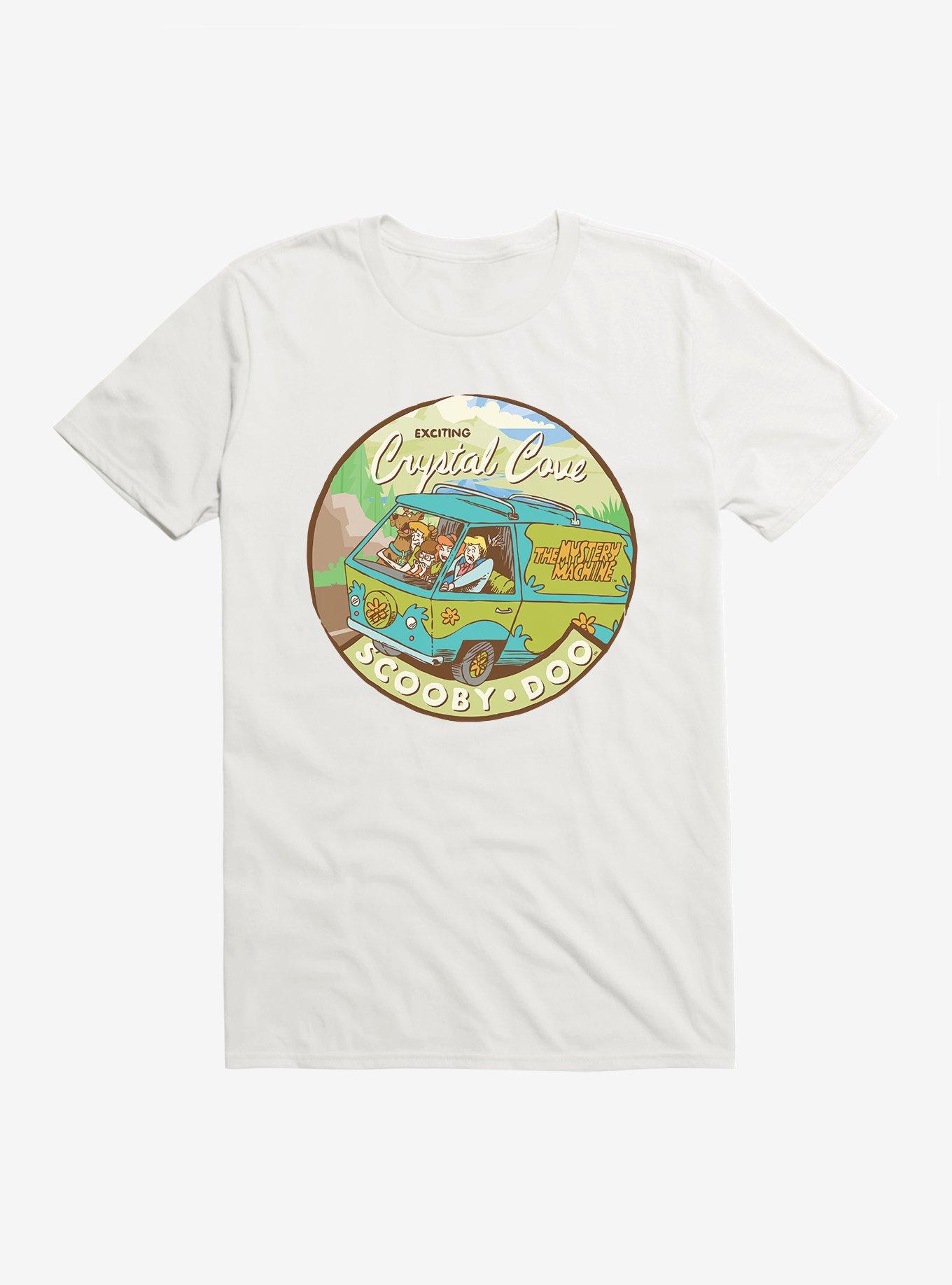 Scooby-Doo Crystal Cove Postcard Badge T-Shirt