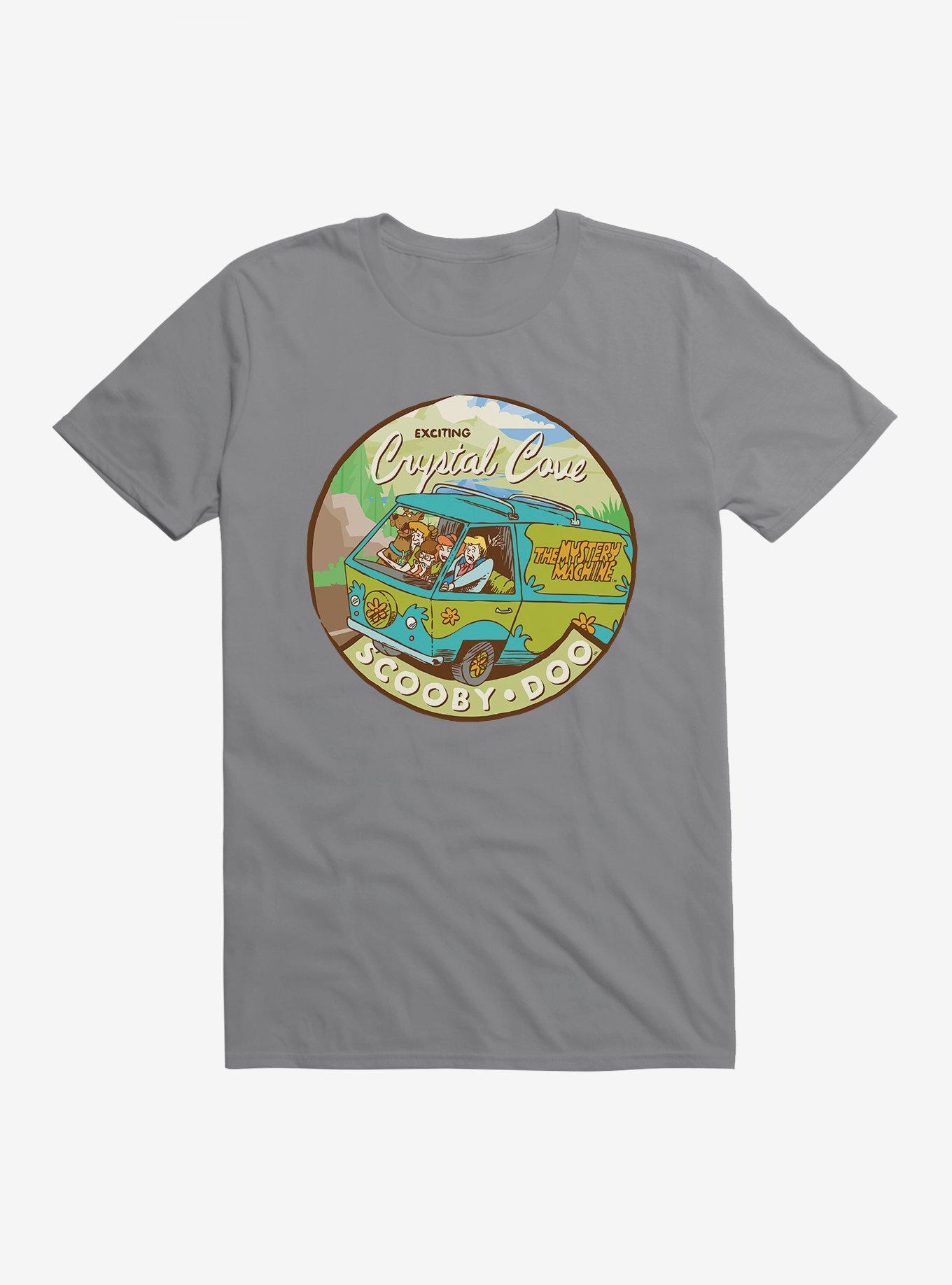 Scooby-Doo Crystal Cove Postcard Badge T-Shirt, , hi-res