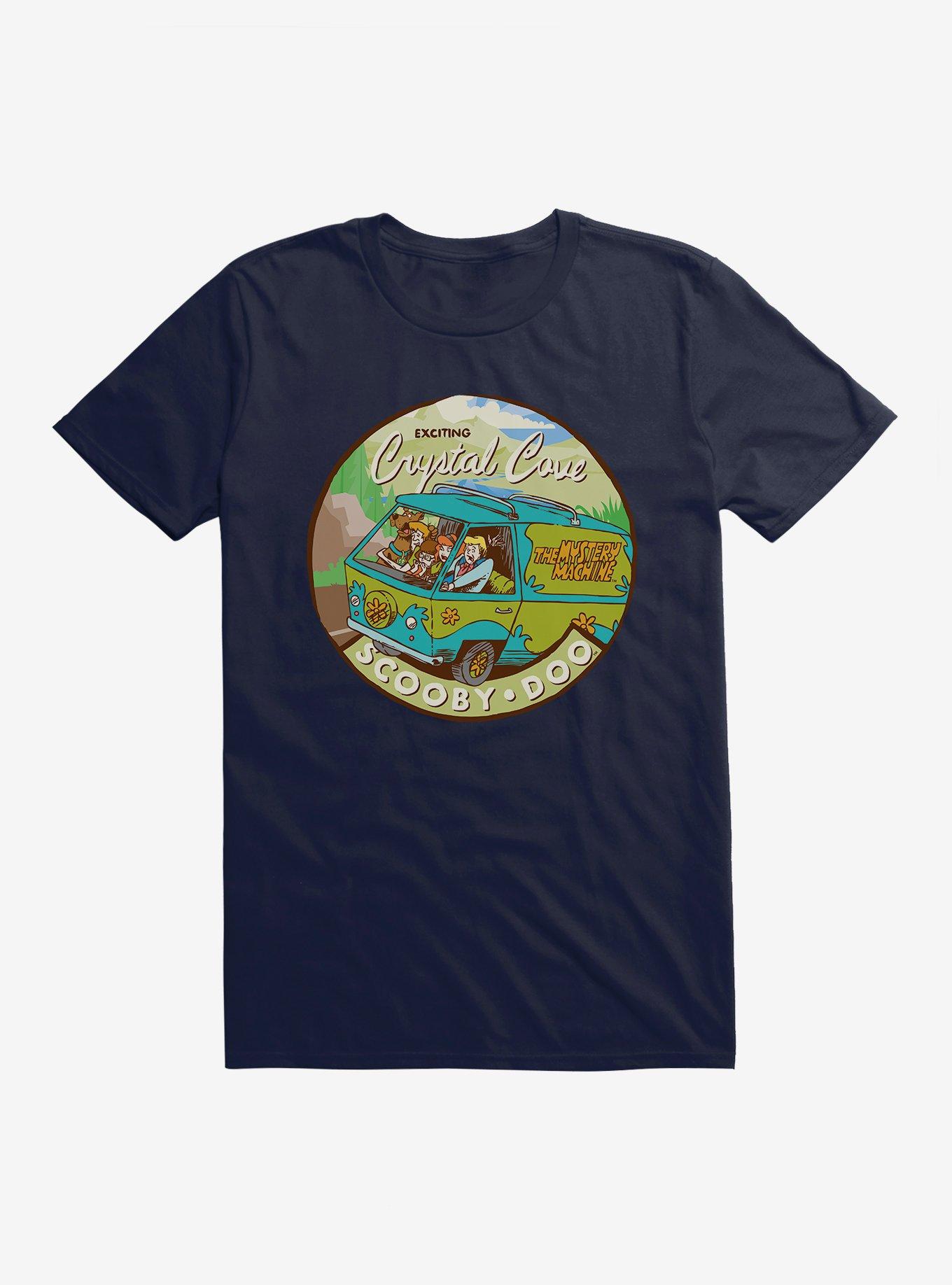Scooby-Doo Crystal Cove Postcard Badge T-Shirt, , hi-res