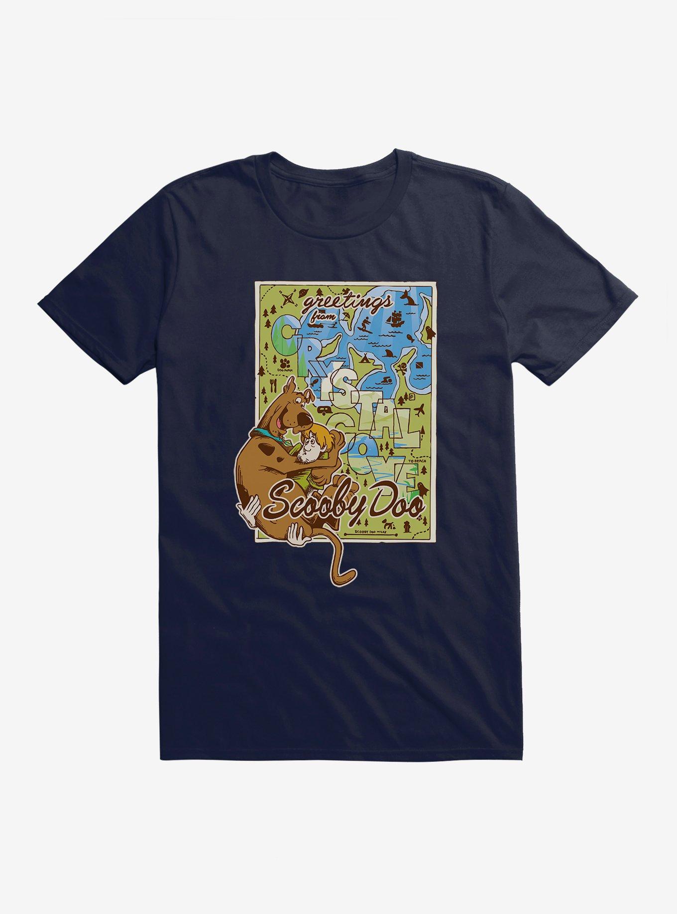 Scooby-Doo Greetings From Crystal Cove Map T-Shirt, , hi-res