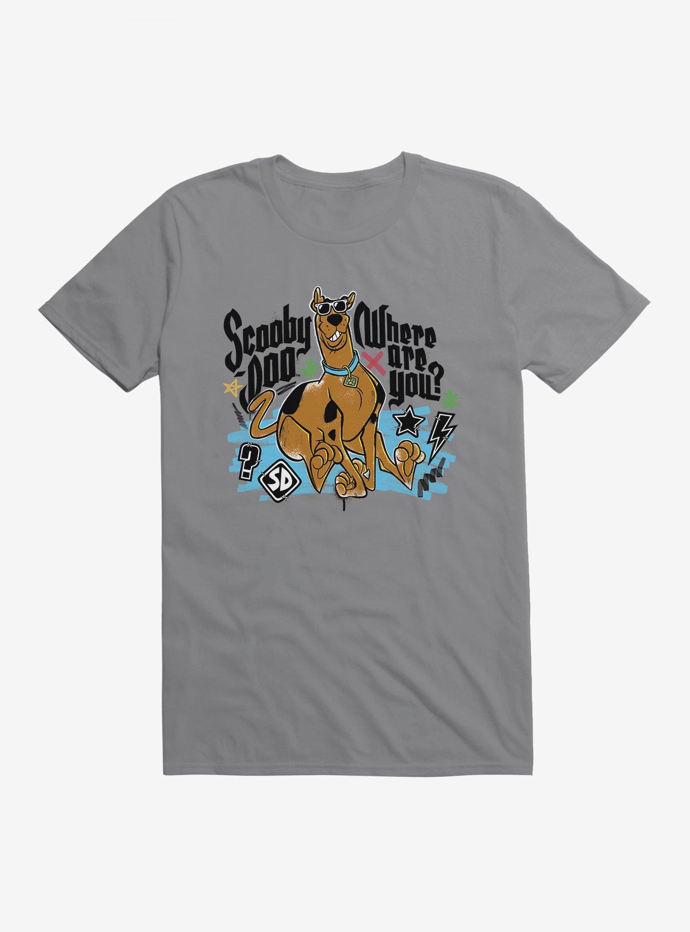 Scooby-Doo Lookin Cool Where Are You? T-Shirt, STORM GREY, hi-res