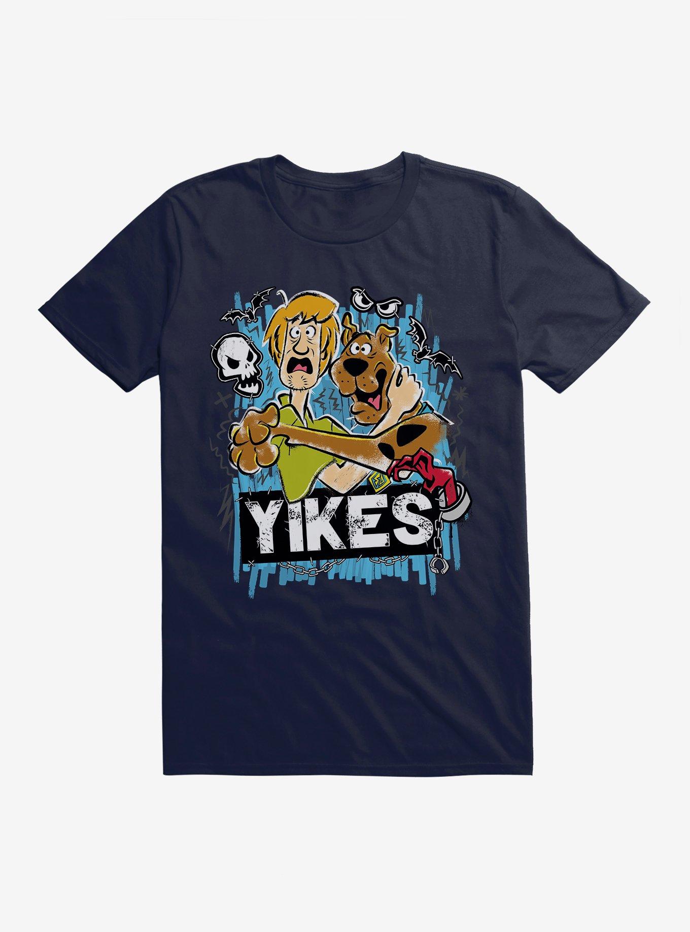Scooby-Doo Yikes With Shaggy T-Shirt, NAVY, hi-res