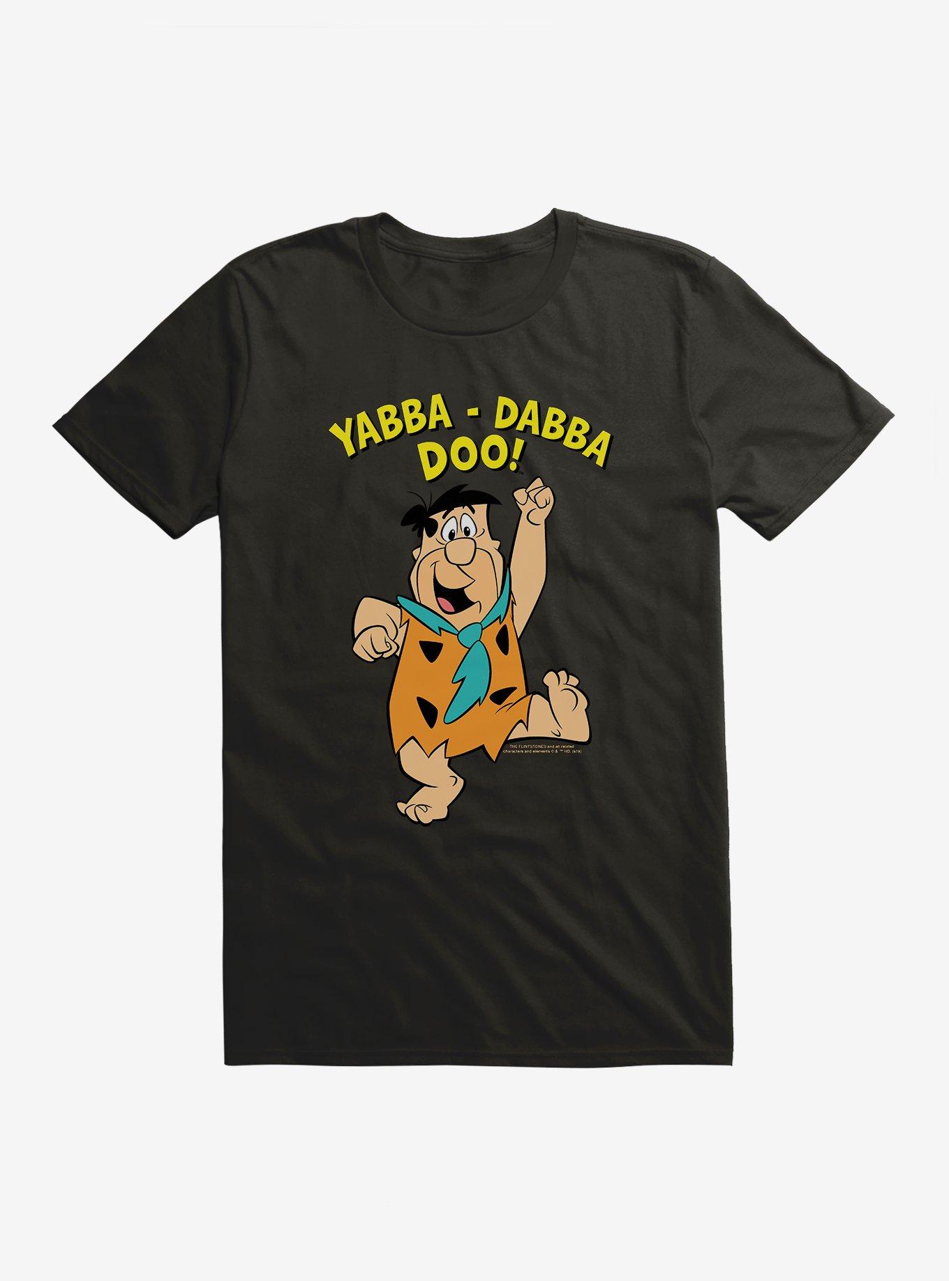 The Flintstones Fred Yabba-Dabba Doo! T-Shirt, BLACK, hi-res