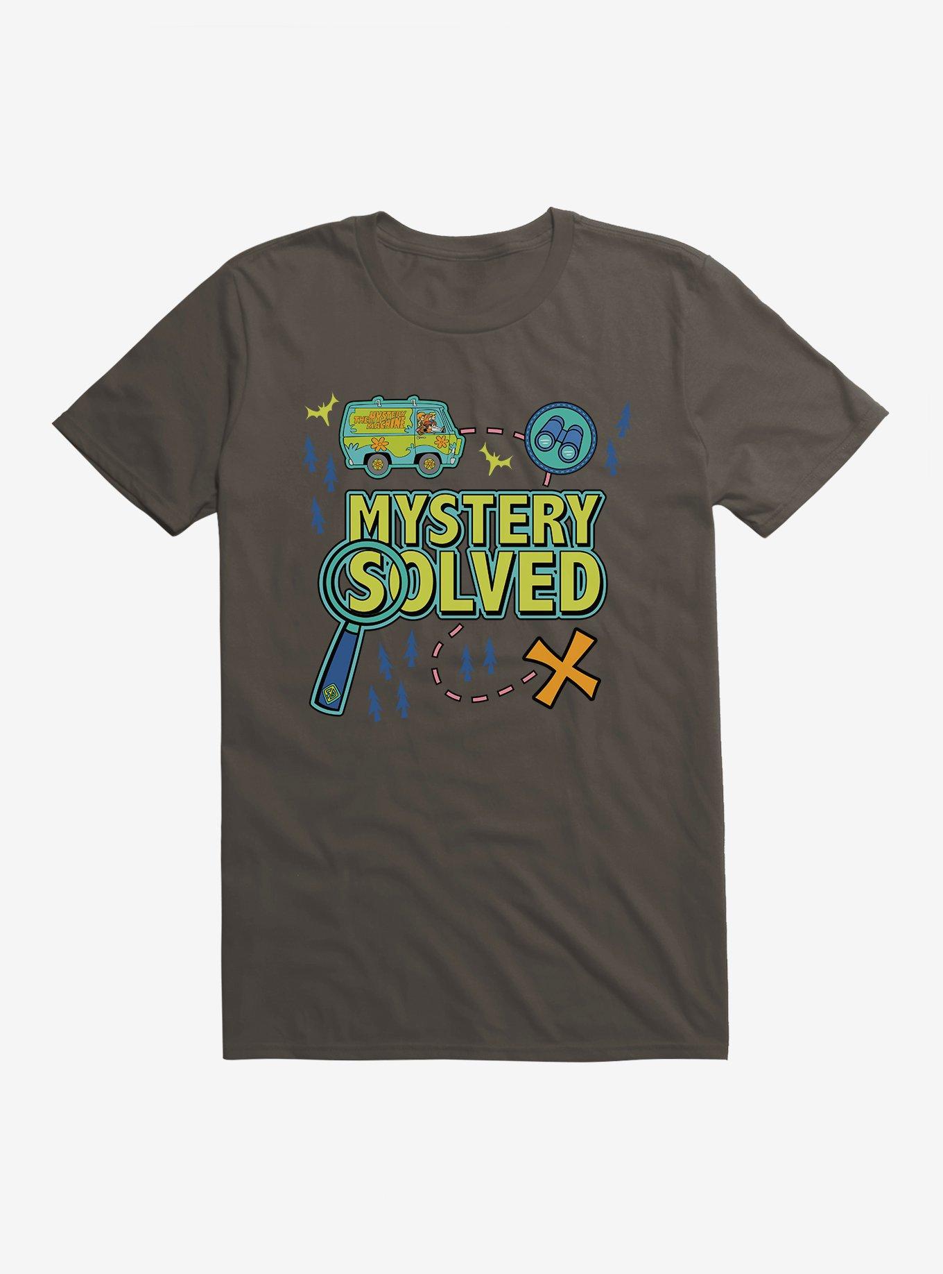 Scooby-Doo Mystery Solved Map T-Shirt, SMOKE, hi-res