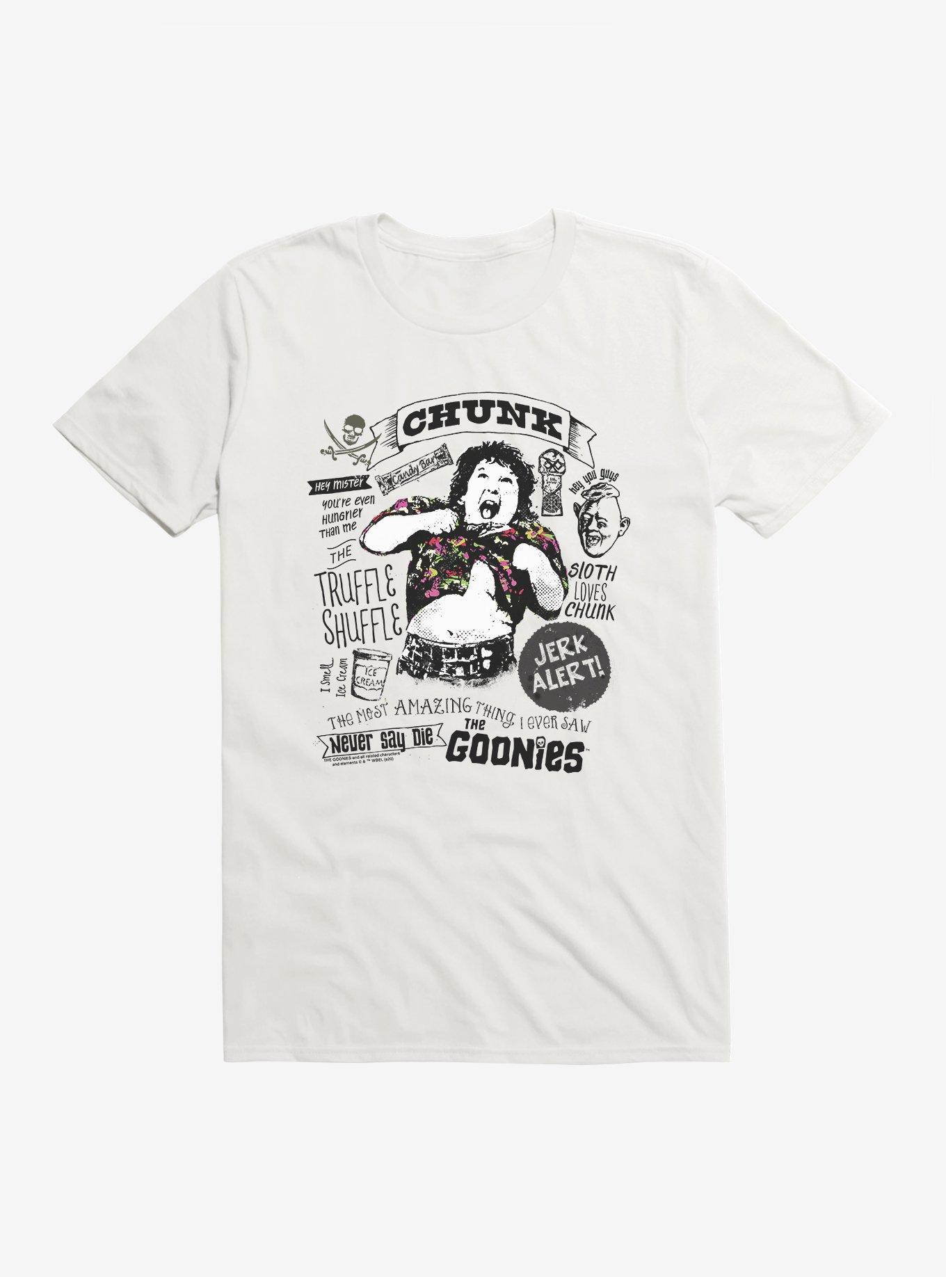 The Goonies Chunk T-Shirt, WHITE, hi-res
