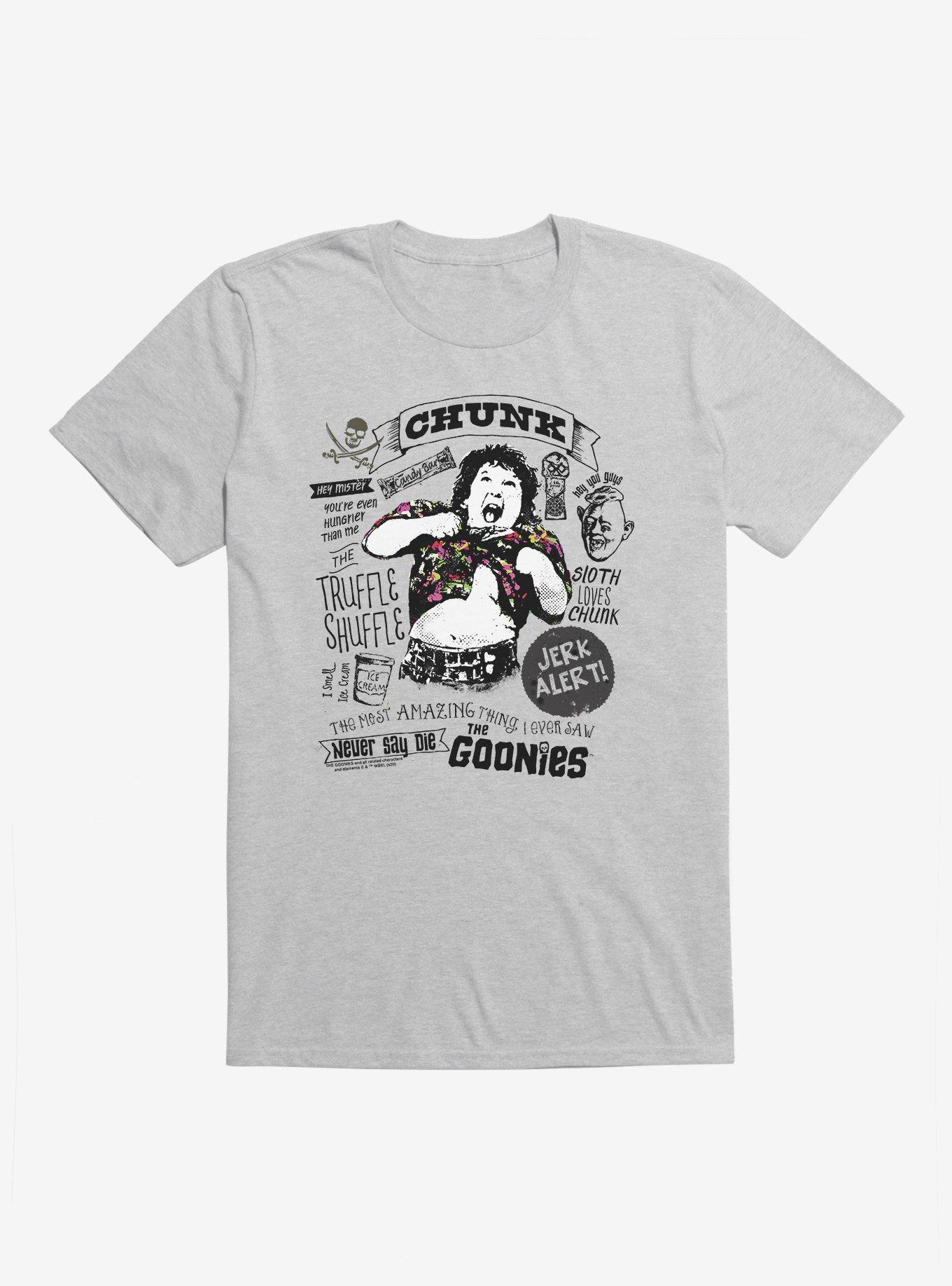 The Goonies Chunk T-Shirt, HEATHER GREY, hi-res