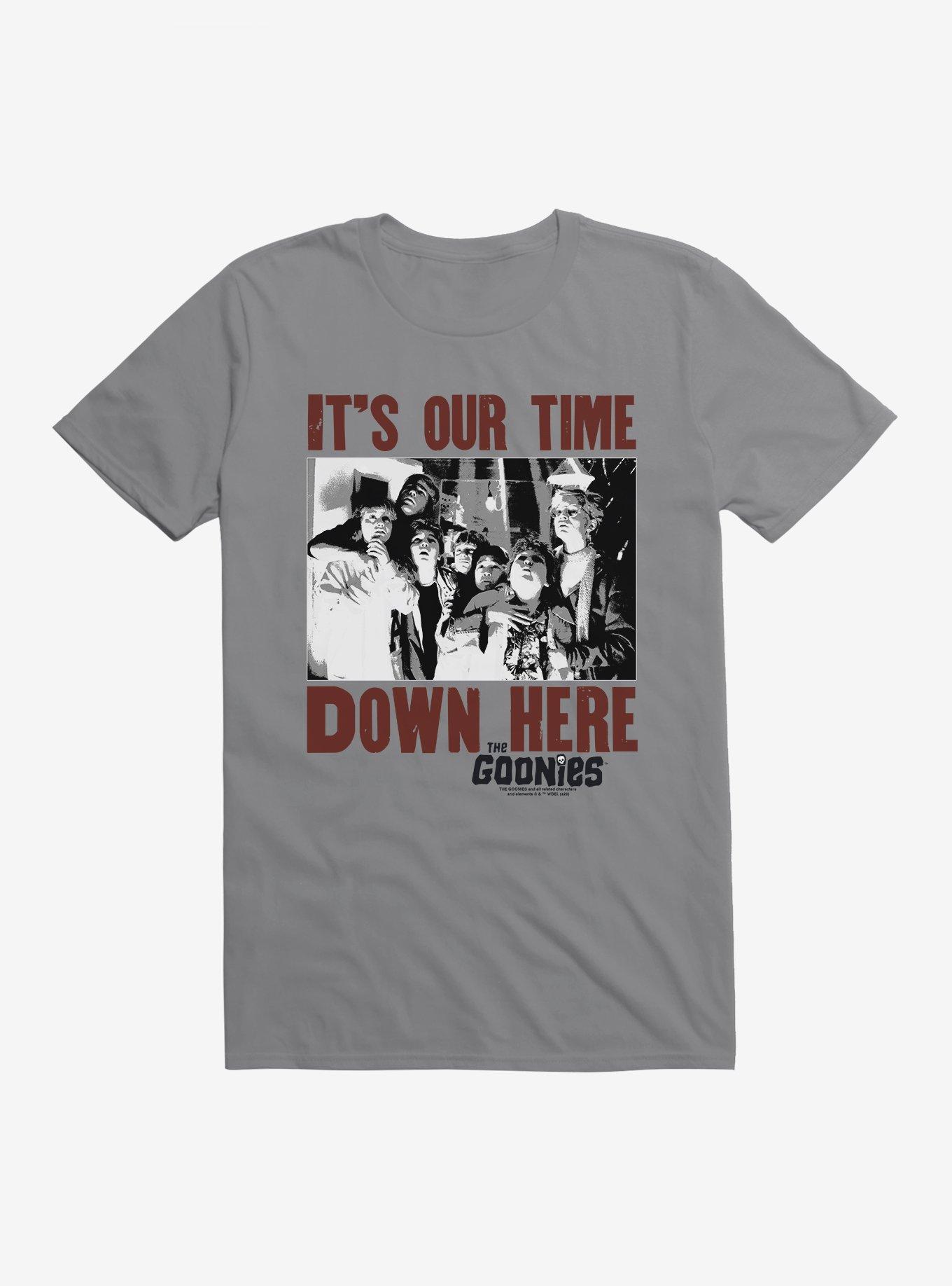 The Goonies Down Here T-Shirt, STORM GREY, hi-res