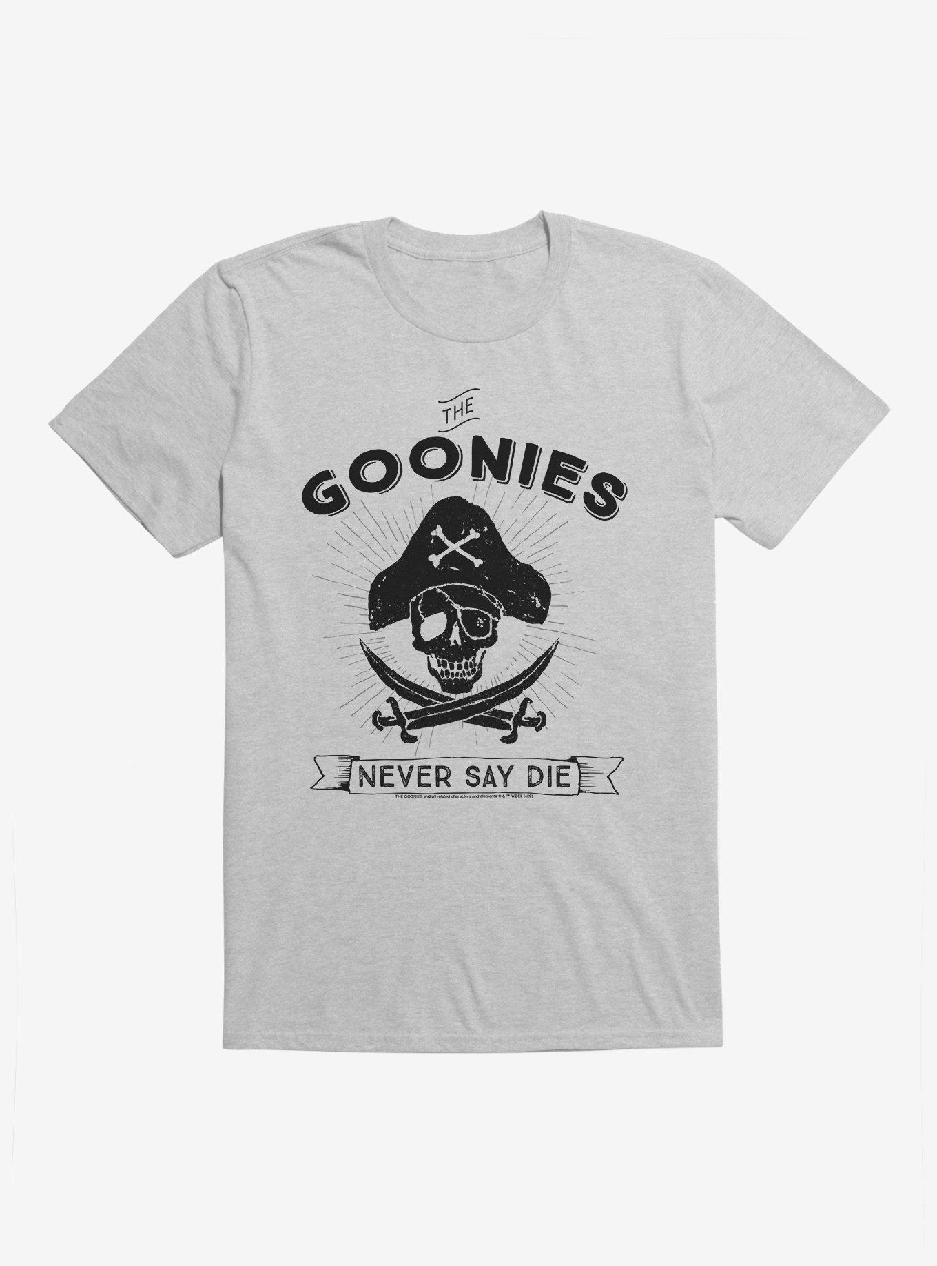 The Goonies Never Say Die T-Shirt, HEATHER GREY, hi-res view 1