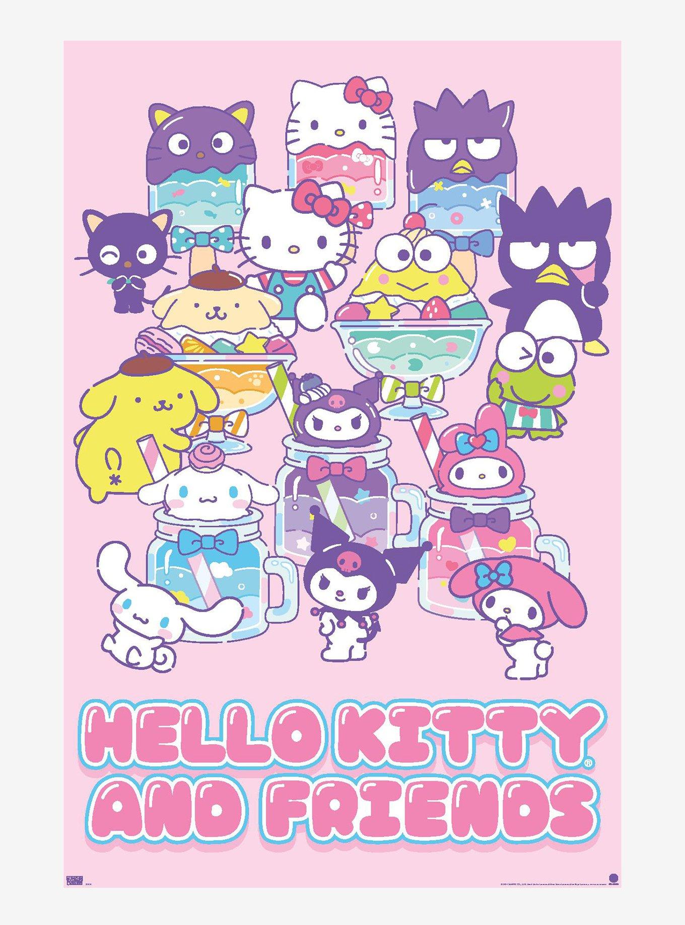 Hello Kitty And Friends Sweet Drink Poster, , hi-res