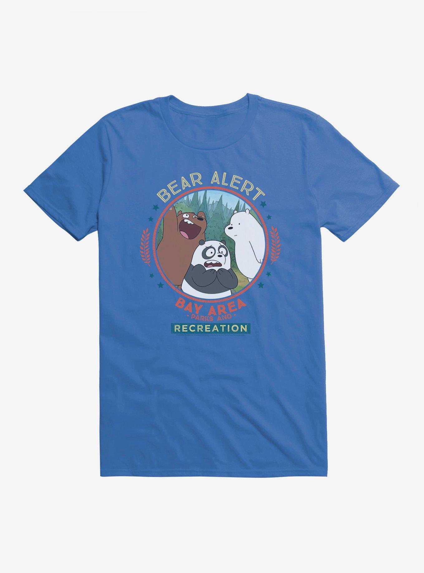 We Bare Bears Bear Alert Bay Area Parks T-Shirt, ROYAL, hi-res