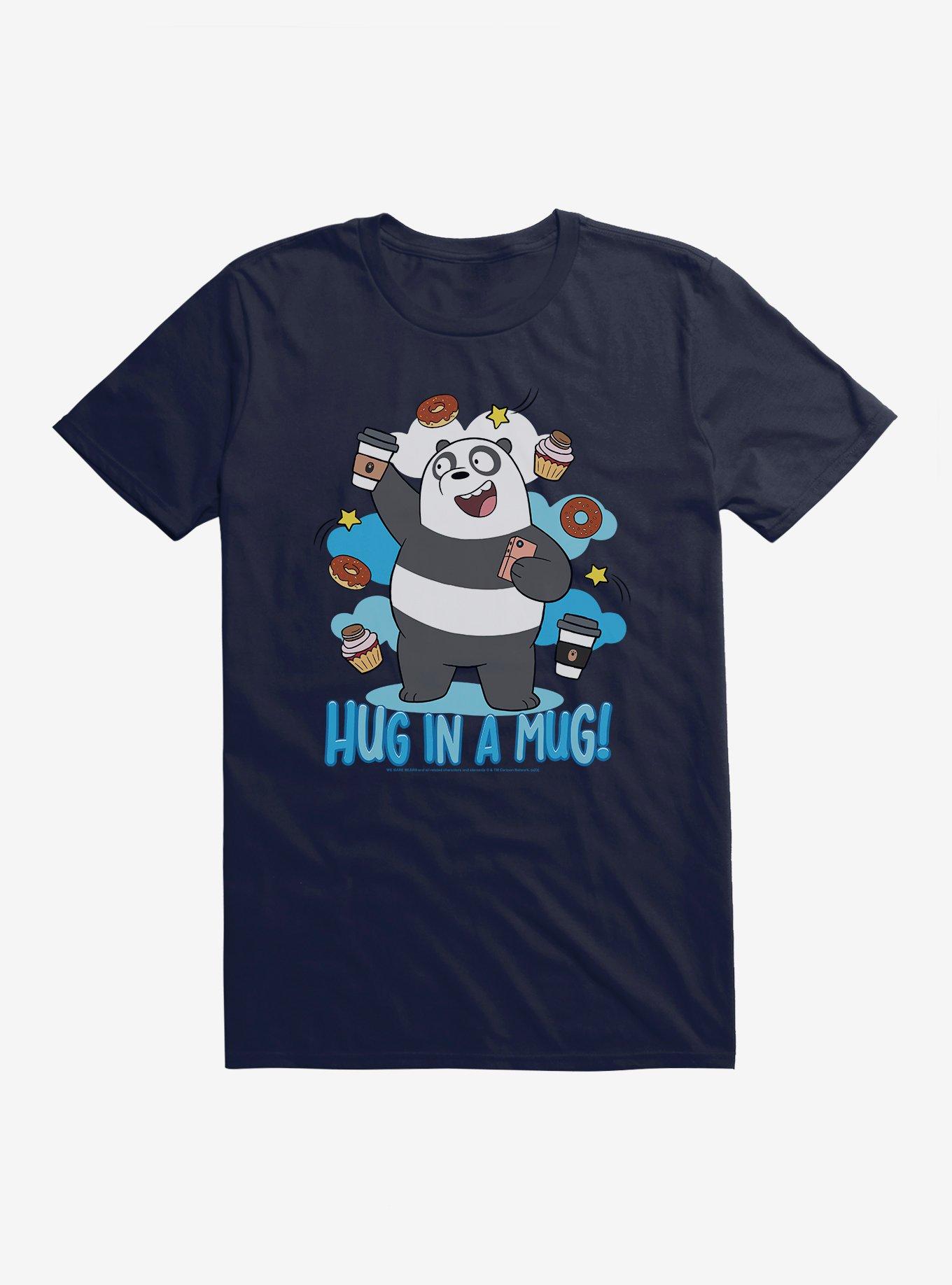 We Bare Bears Hug In A Mug T-Shirt, , hi-res