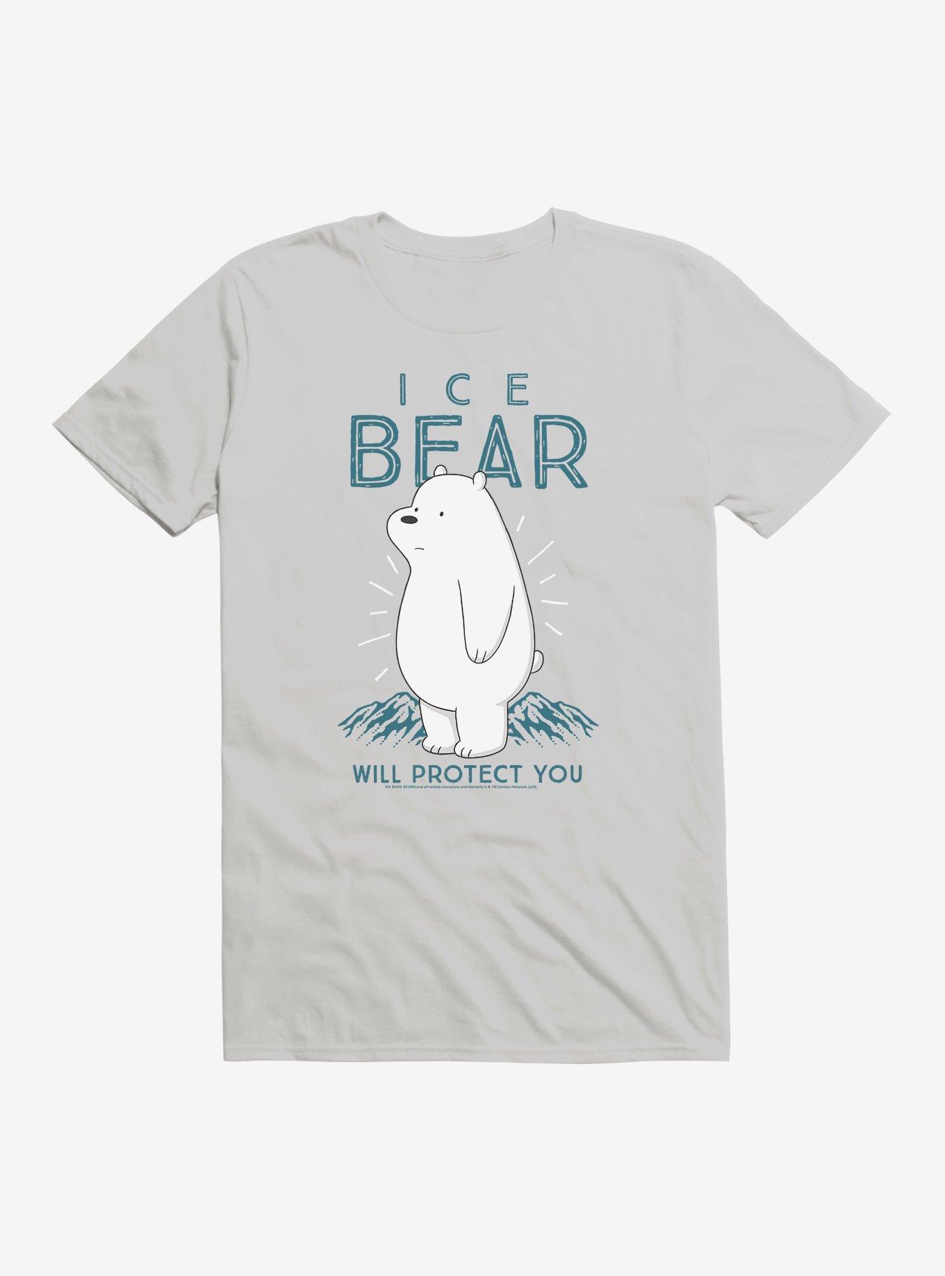 We Bare Bears Ice Bear Will Protect You T-Shirt, , hi-res