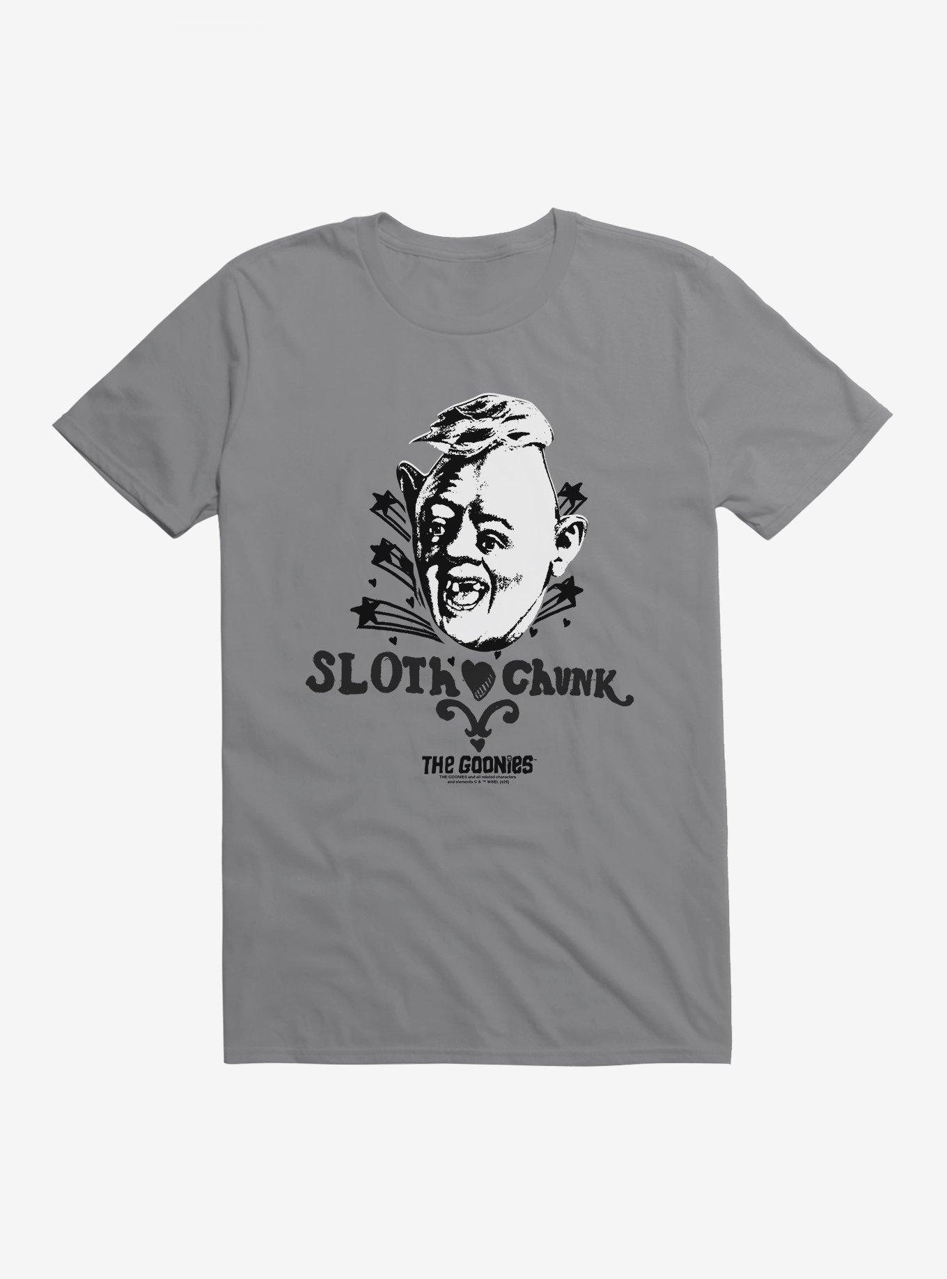 The Goonies Sloth Loves Chunk T-Shirt, STORM GREY, hi-res