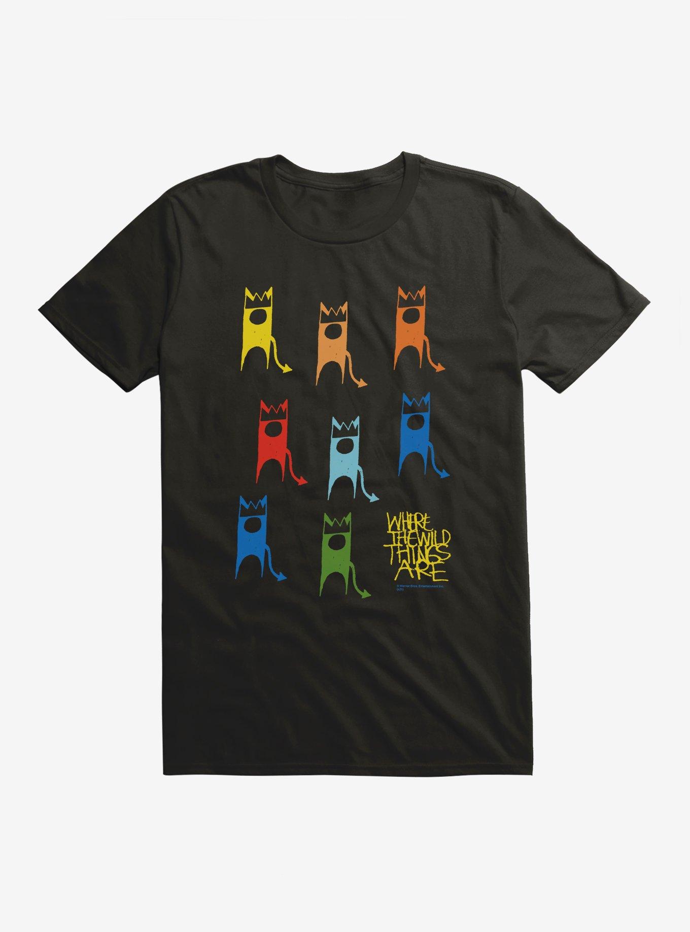Where The Wild Things Are Rainbow Max T-Shirt, BLACK, hi-res