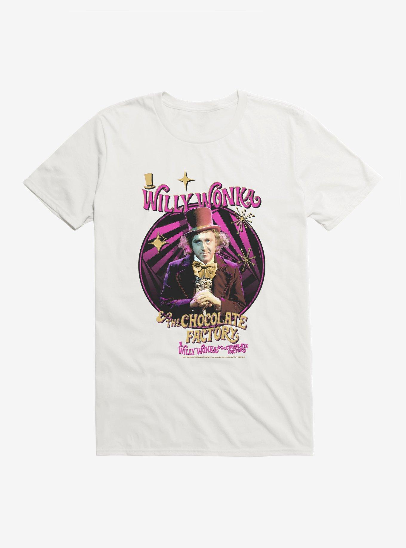 thumbnail image 2 of Willy Wonka & The Chocolate Factory Licensed Adult T-Shirt | Brown | 100% Cotton 2 of 5