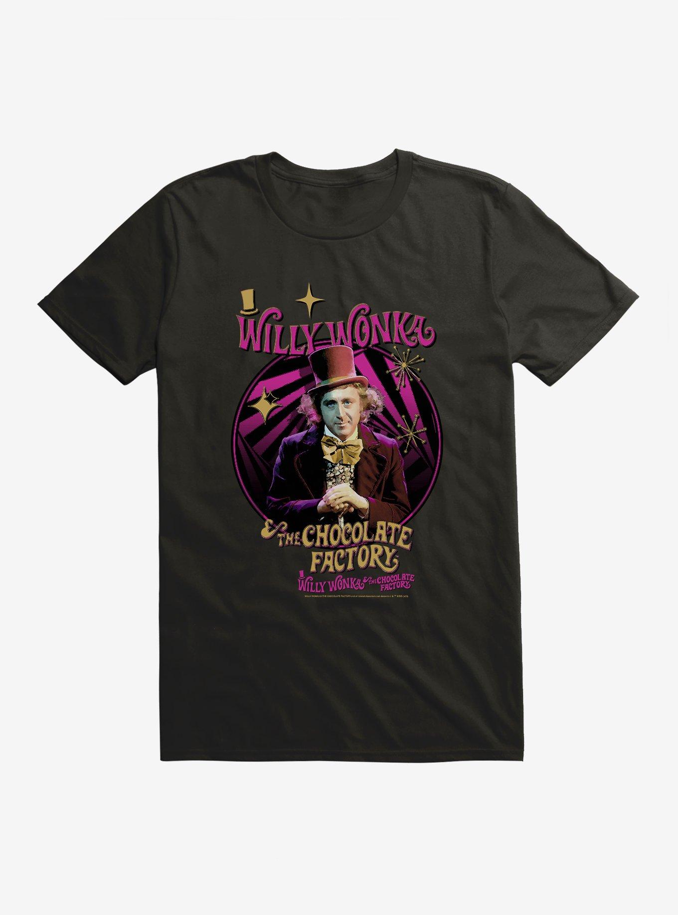 Willy Wonka And The Chocolate Factory Mr. Wonka T-Shirt, BLACK, hi-res