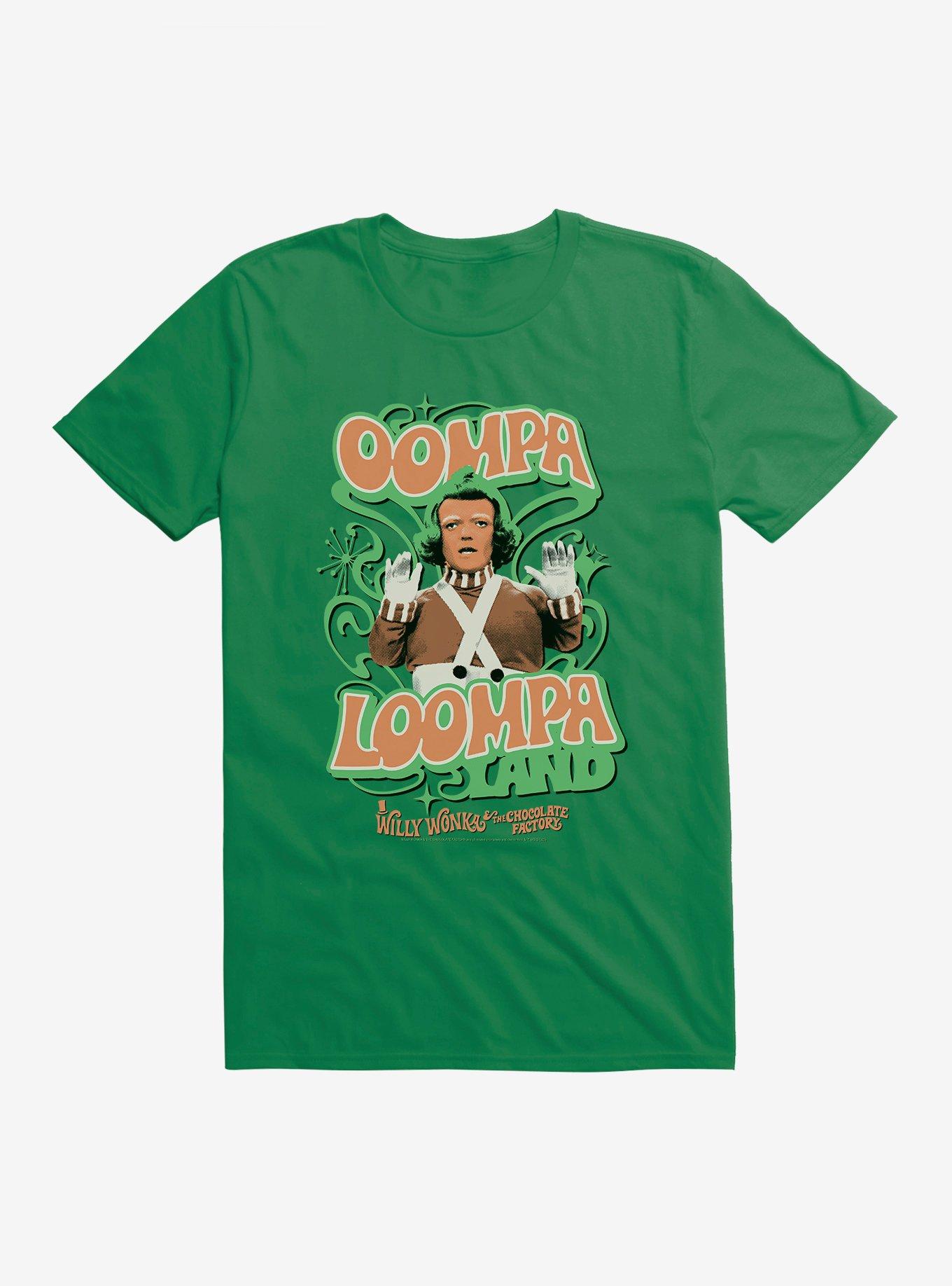 Willy Wonka And The Chocolate Factory Oompa Loompa Land T-Shirt, IRISH GREEN, hi-res