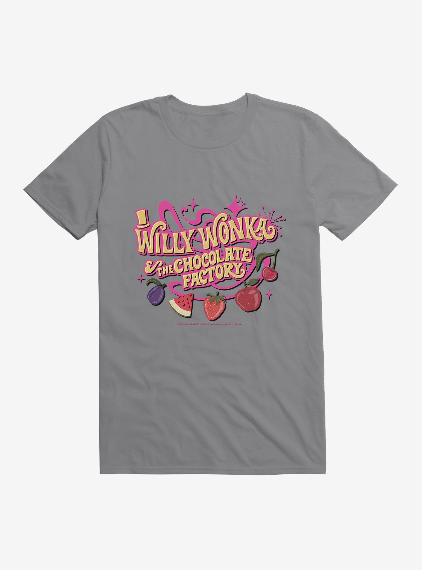 Willy Wonka And The Chocolate Factory Snozzberries Taste Like Snozzberries T-Shirt, STORM GREY, hi-res