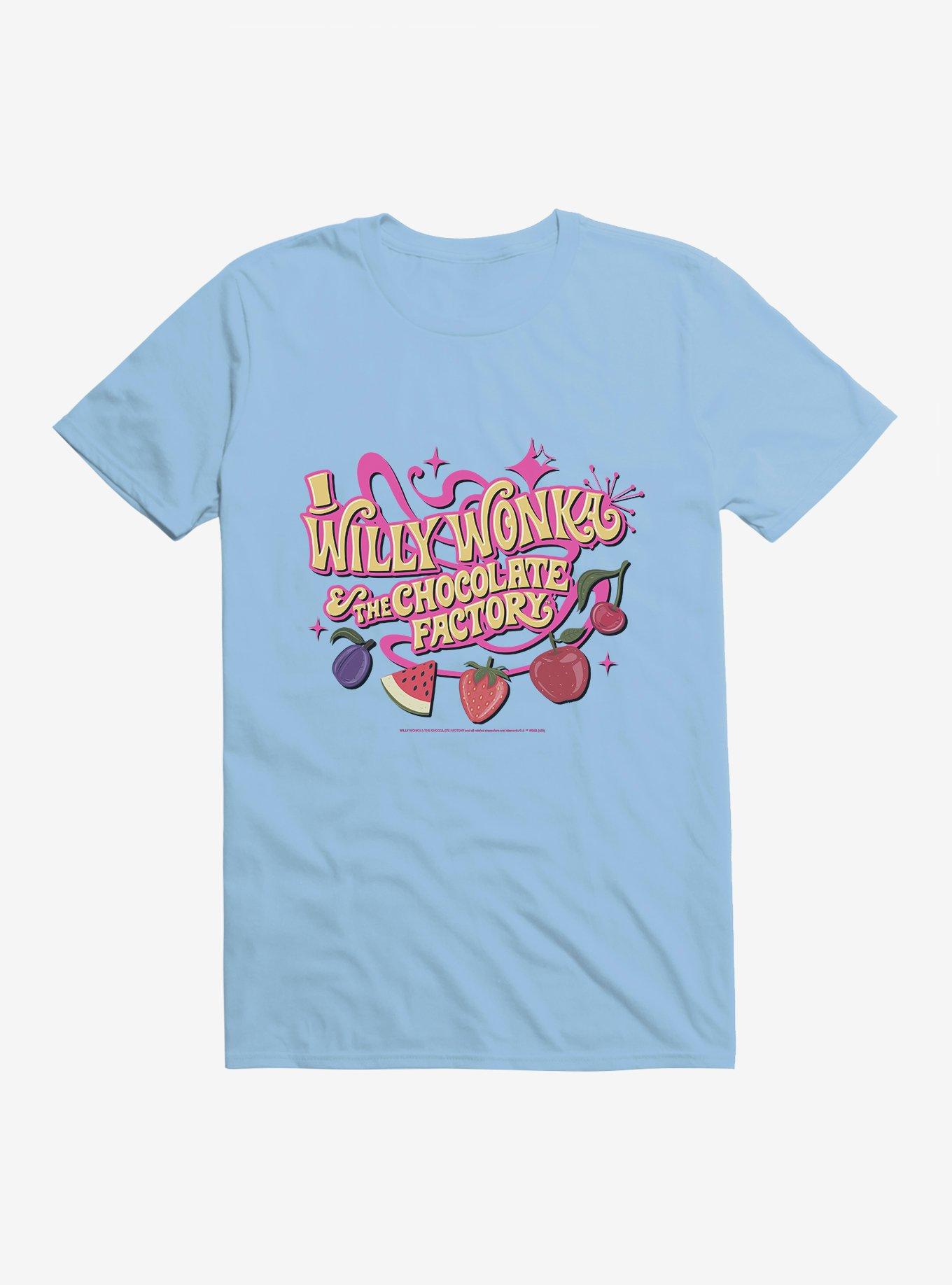 Willy Wonka And The Chocolate Factory Snozzberries Taste Like Snozzberries T-Shirt, LIGHT BLUE, hi-res