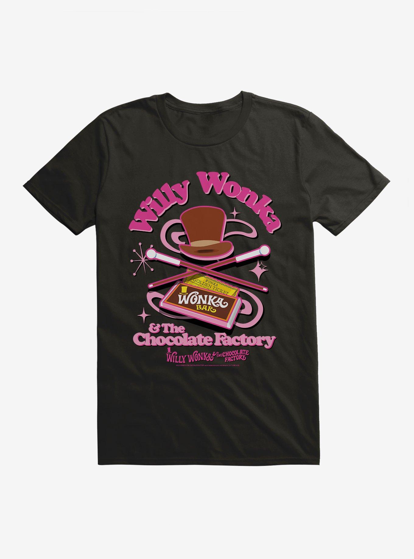 Willy Wonka And The Chocolate Factory Wonka Bar T-Shirt, BLACK, hi-res