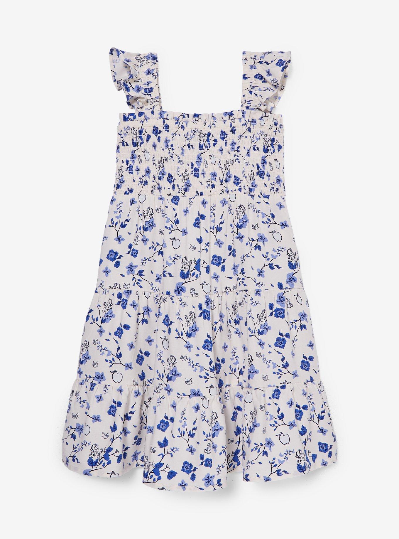 Disney Snow White and the Seven Dwarfs Floral Critters Ruffled Toddler Dress, , hi-res