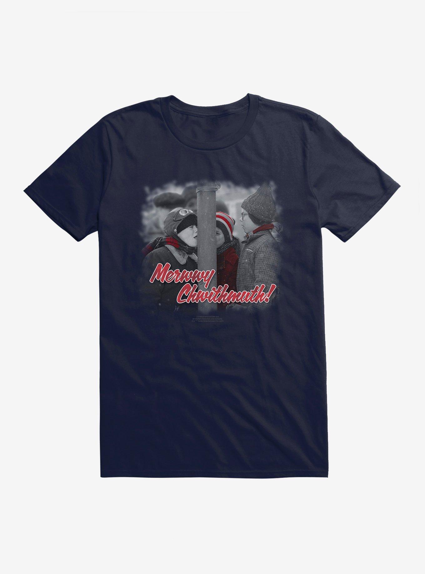 A Christmas Story Frozen T-Shirt, NAVY, hi-res