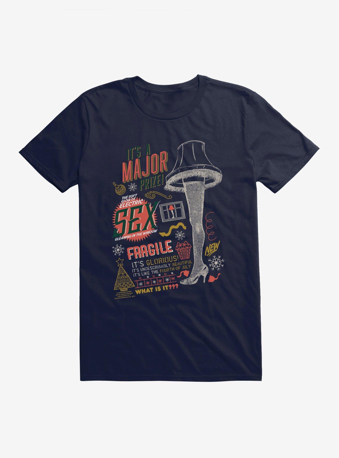 A Christmas Story A Major Prize T-Shirt, NAVY, hi-res