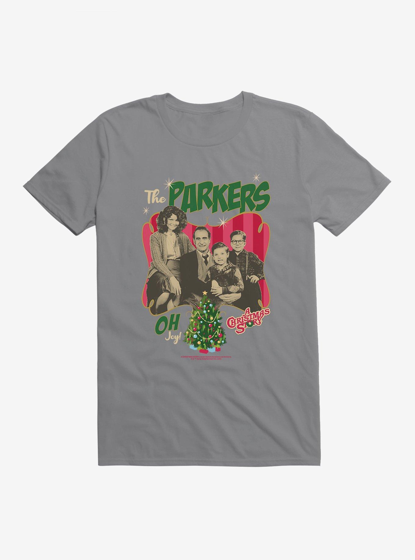 A Christmas Story The Parkers Vintage Art T-Shirt, STORM GREY, hi-res